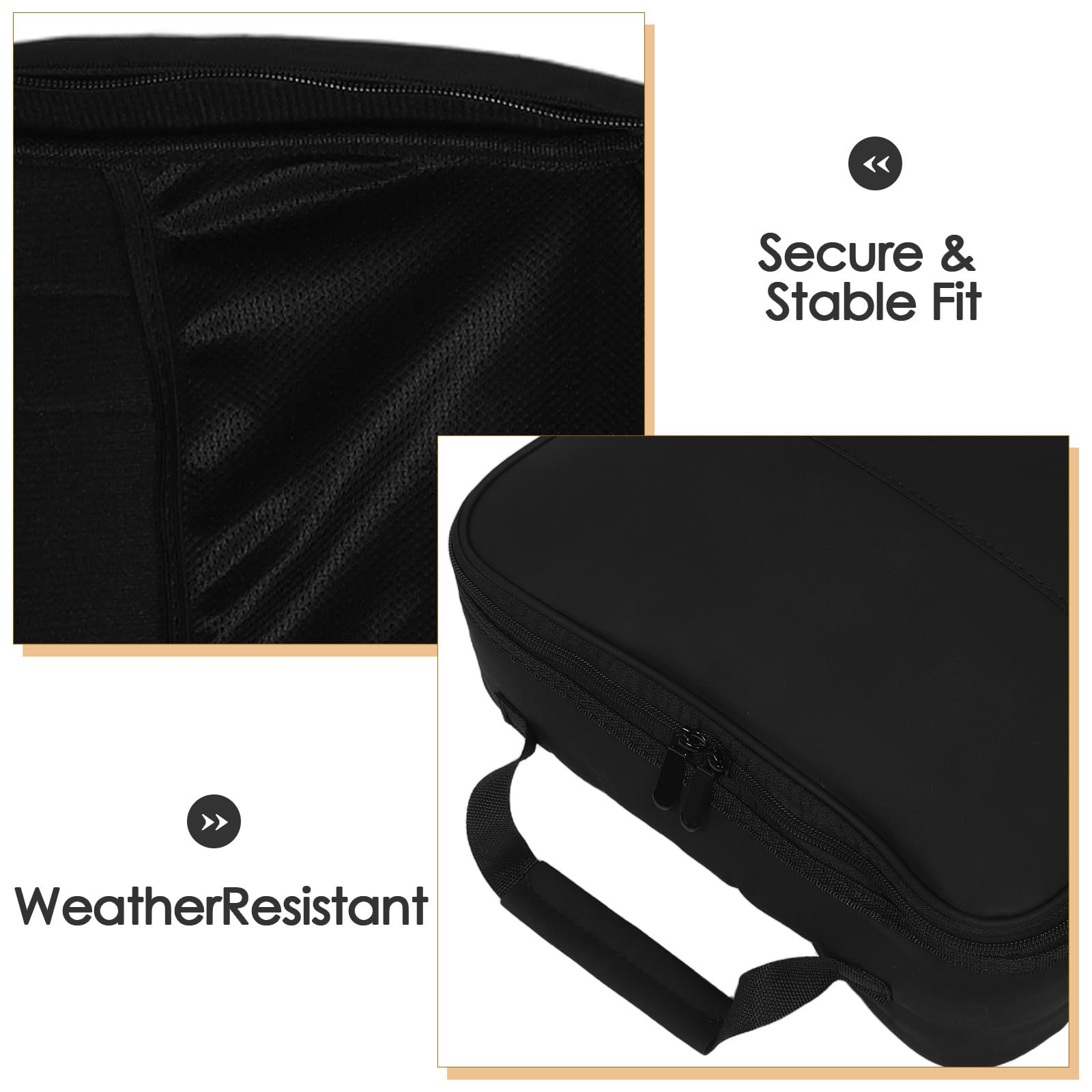 Gatuida Bolsa universal a prueba de polvo para cargador de coche | Estuche de viaje para cable de carga, de piel sintética, bolsa impermeable para guardar cables, organizador de de