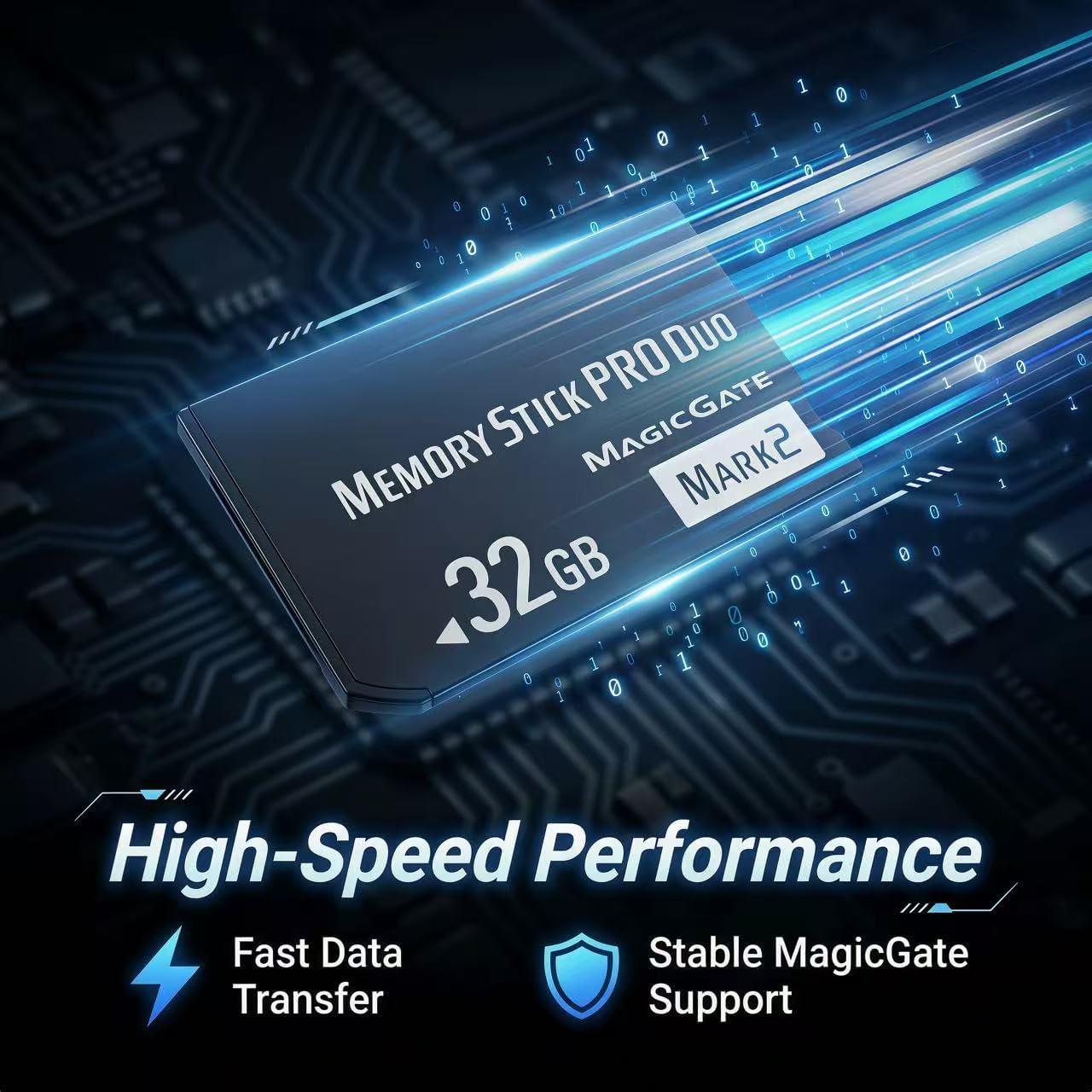 Original 32GB Memory Stick Pro Duo Mark2 -Compatible with PSP 1000 2000 3000 and Camera Accessories Storage Card - High Speed - Image 2