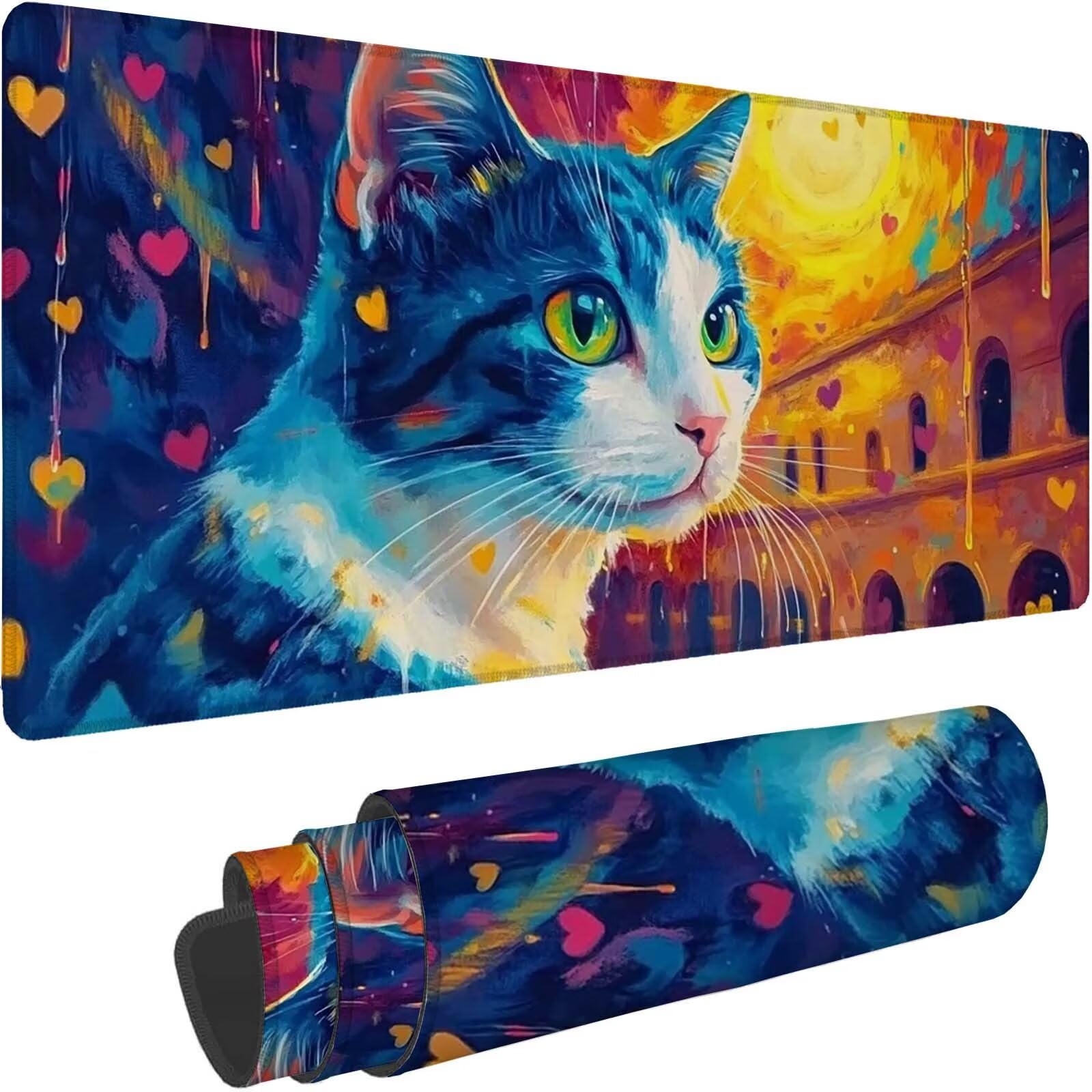 Tapis de Souris XXL Tapis de Souris Gaming 900 x 450 mm Couleur 0-z61