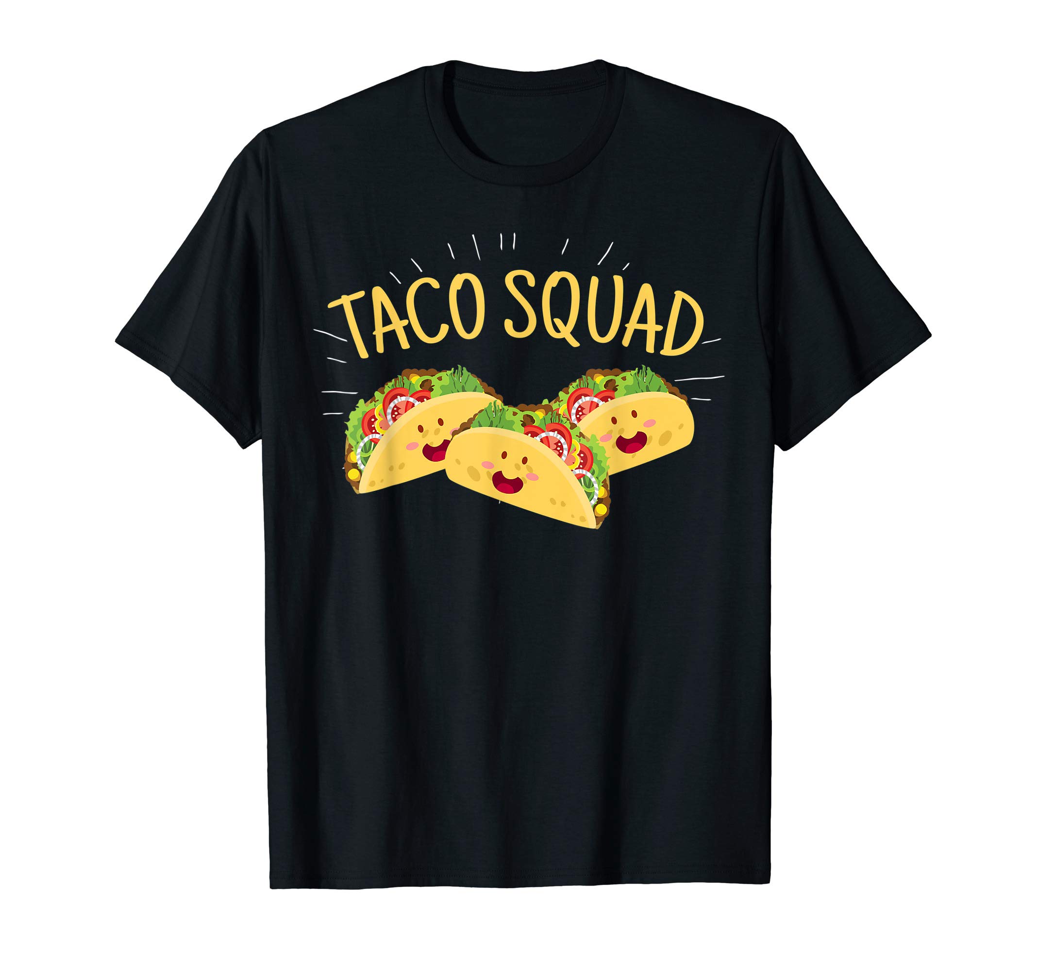 Cinco De Mayo Shirts & Party Apparel GiftsFunny Taco Squad T-Shirt Cute Mexican Food Lover Tee Gift T-ShirtOEKO-TEX STANDARD 100