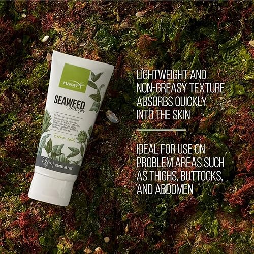Miniatura 5 de FULL OF NATURE FUNAT Gel frío adelgazante de algas marinas - Gel reafirmante y reductor de grasa con sensación de enfriamiento 2.47 oz | 2.5oz