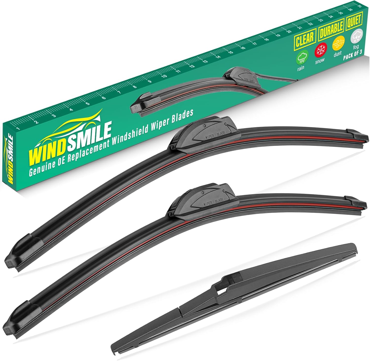 26" 20" 12" Windshield Wiper Blades Replacement for Hyundai