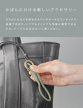 Amazon.co.jp: CIO カラビナ付きケーブルホルダー CtoC (Type-C/USB-C