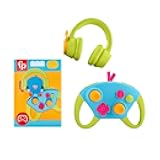 Newborn Toys Level-Up Little Gamer Gift Set, Baby Rattle Teether & Crinkle Activities for Infants Ages 3+ Months