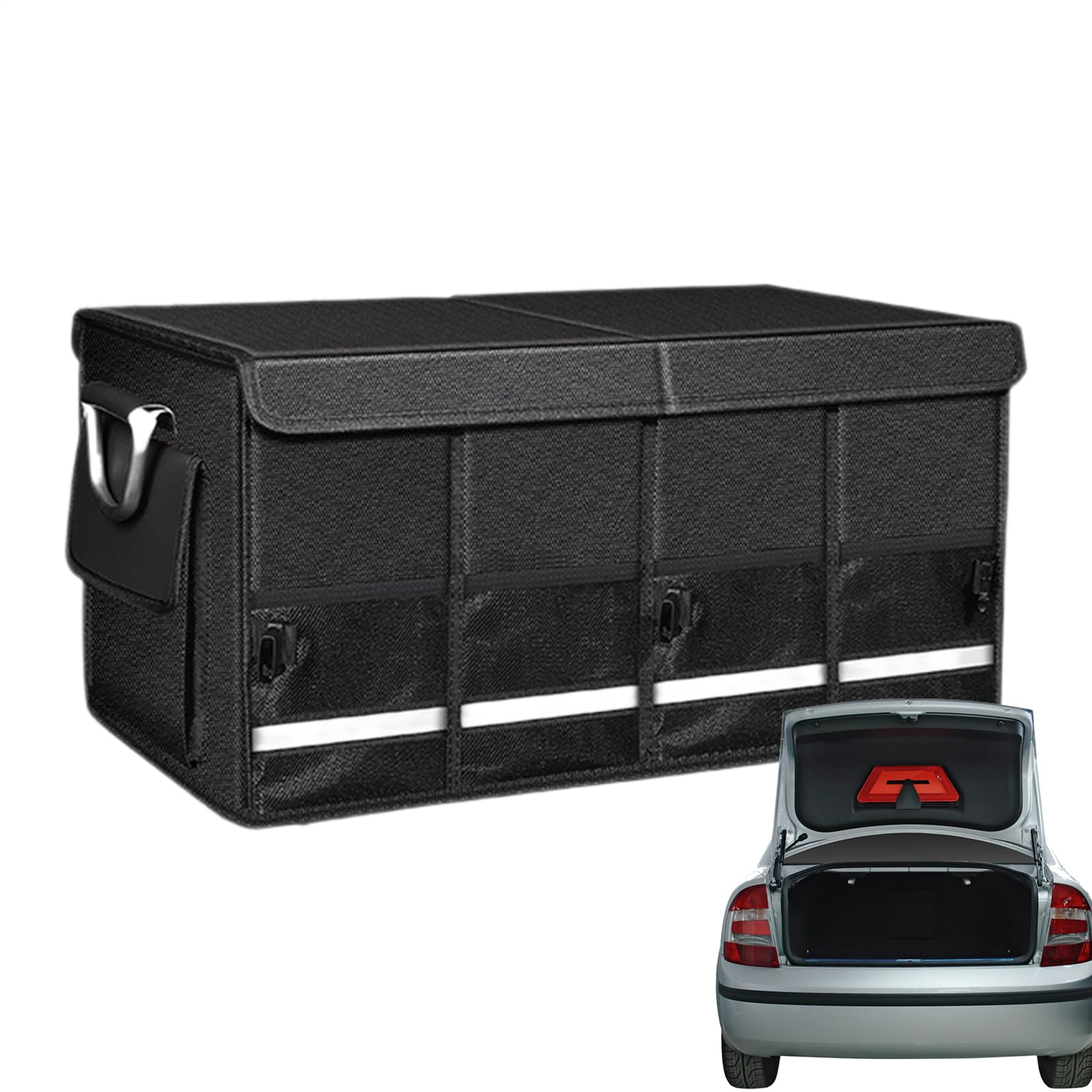 Boîte de rangement coffre voiture pliable pour stopper le désordre et protéger vos affaires
