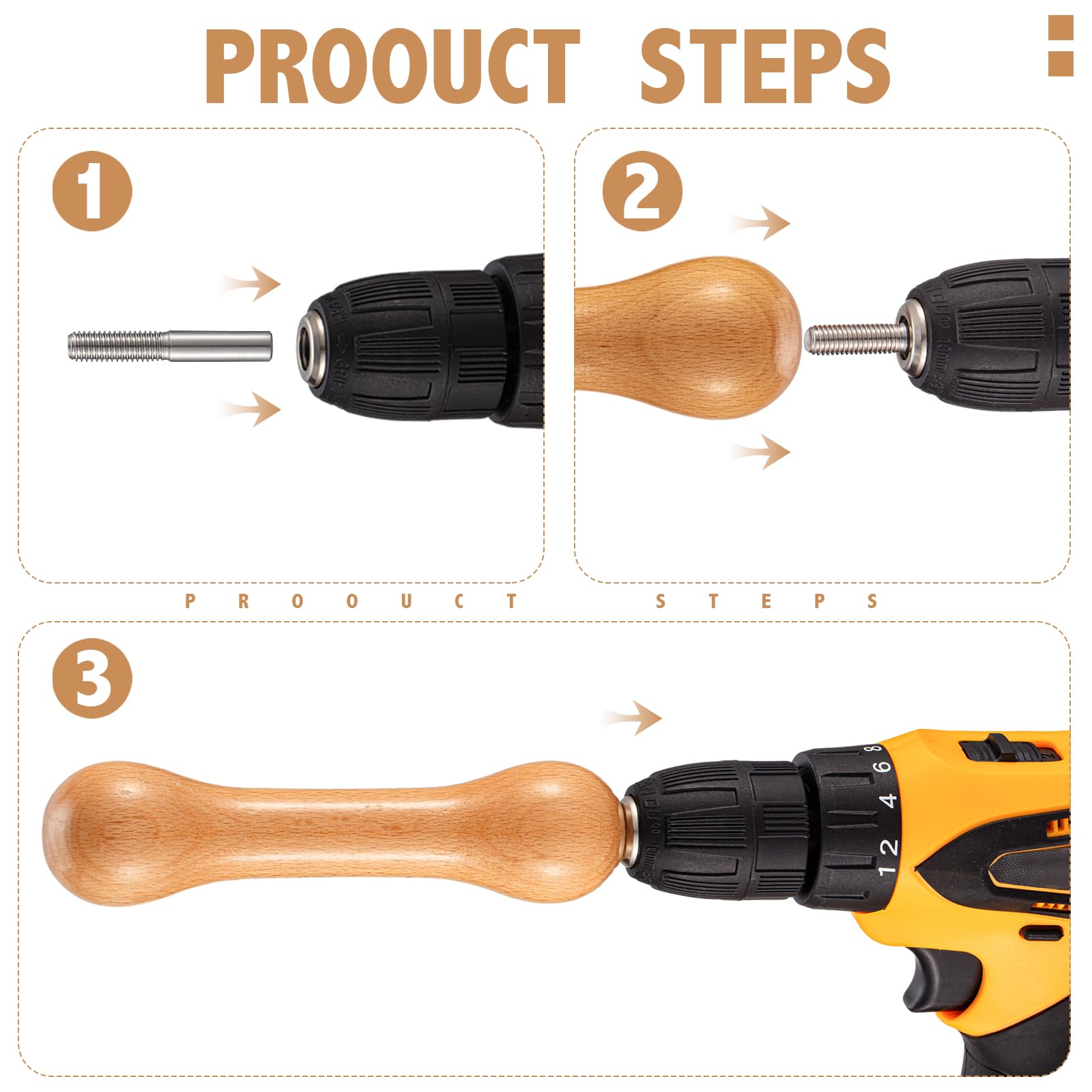 Wavwavw 2 Pcs Tie Dye Tool Kit with Puller, Waxed Thread, DIY Sinew Pulling Device - Image 4