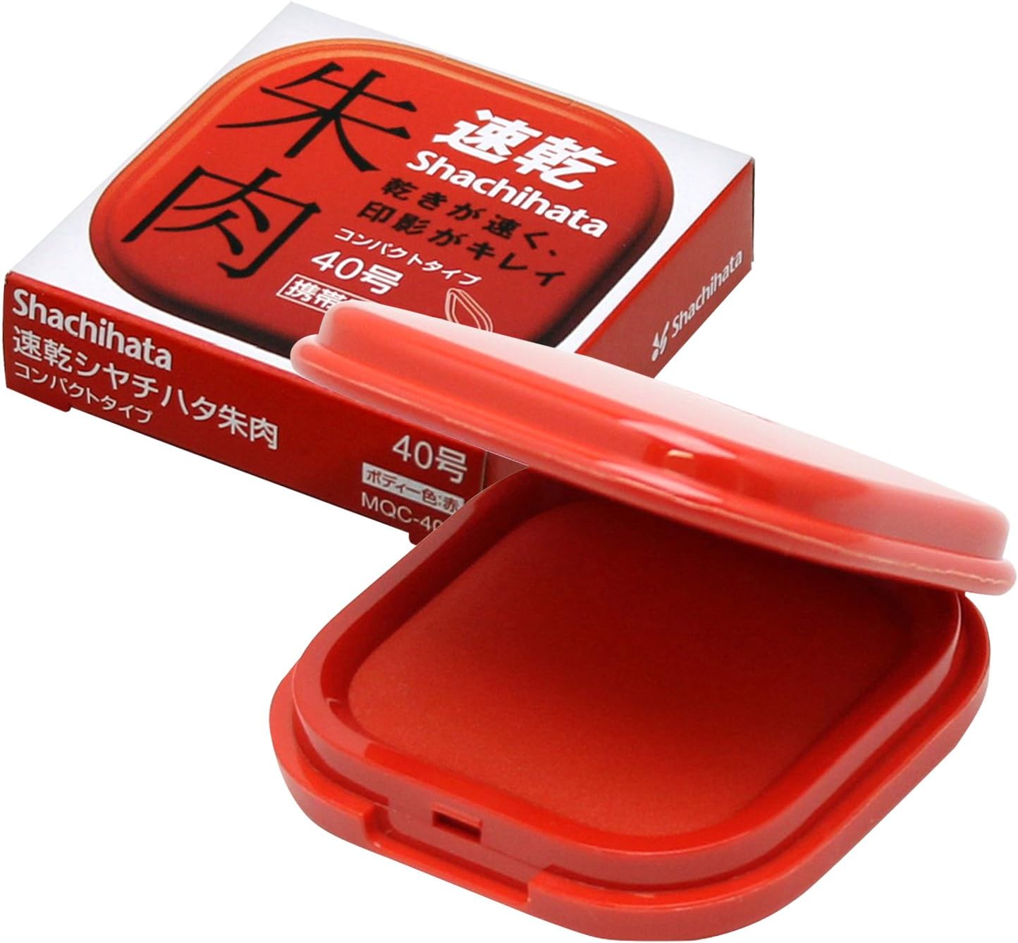 MQC-40-2 Quick Dry Vermilion Meat, Compact Type, No. 40, Red