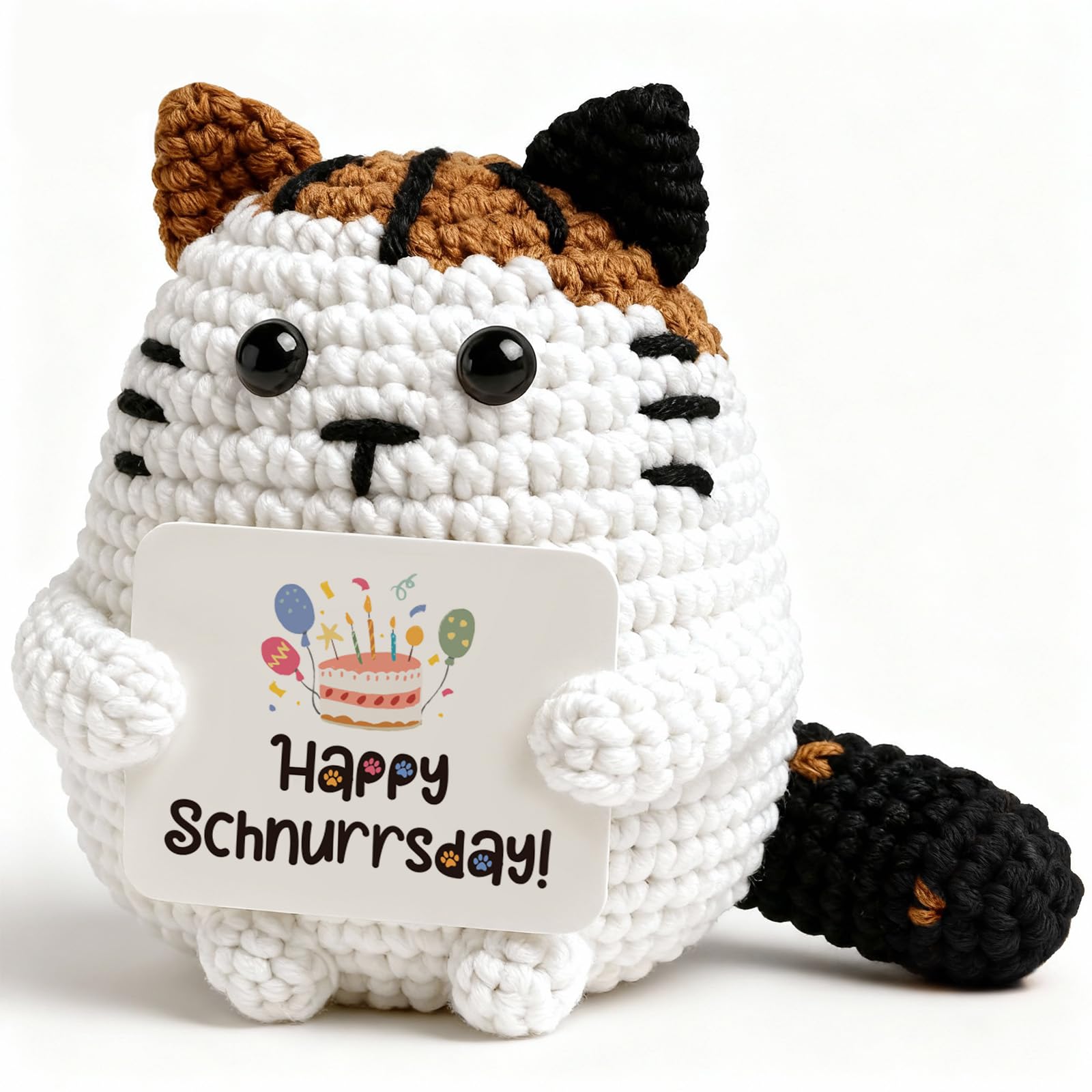 Giftota Pocket Hug - Geburtstag Geschenk - Kreative Strickwolle - Kleiner Glücksbringer & Mutmacher - Geschenke für Frauen, Männer, Freundin, Jungen, Mädchen