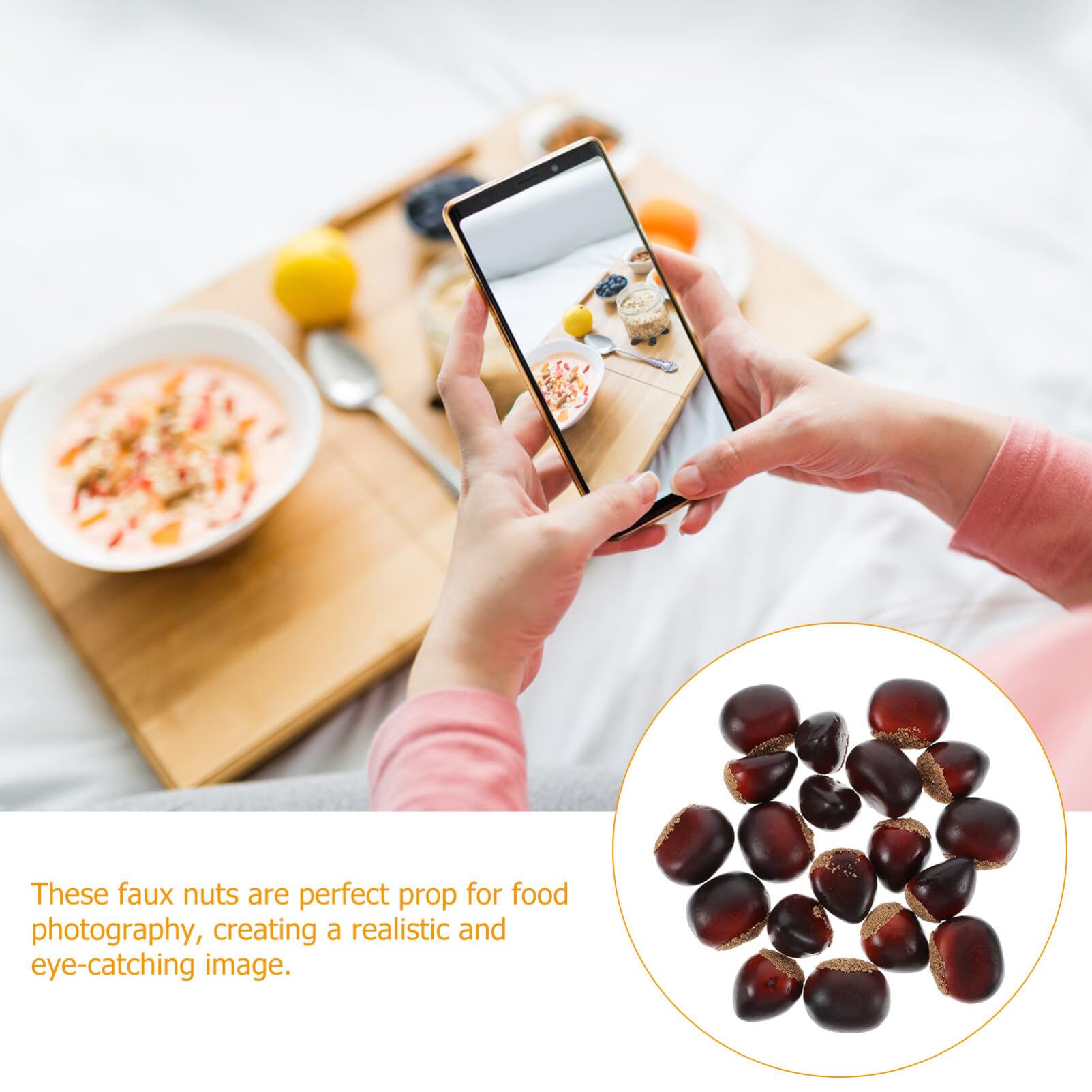 Simulation De Châtaigne Alimentaire Artificielle, Faux Châtaignier