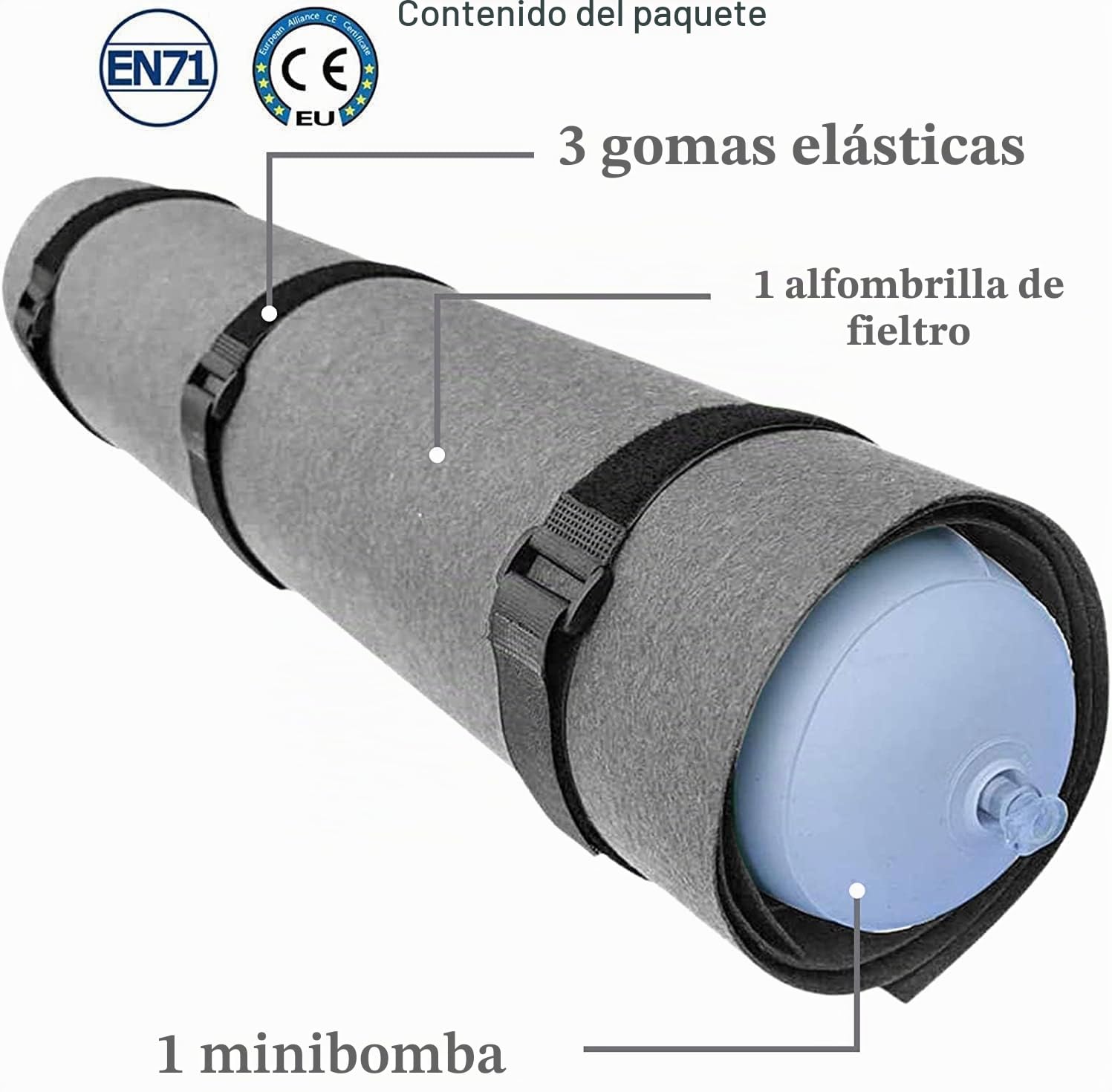 Celawork Alfombrilla Enrollable para Rompecabezas para rompecabezas 1000 1500 2000 3000 Piezas Salvapuzles Almohadilla de Almacenamiento para Rompecabezas (Negro, para 1500)