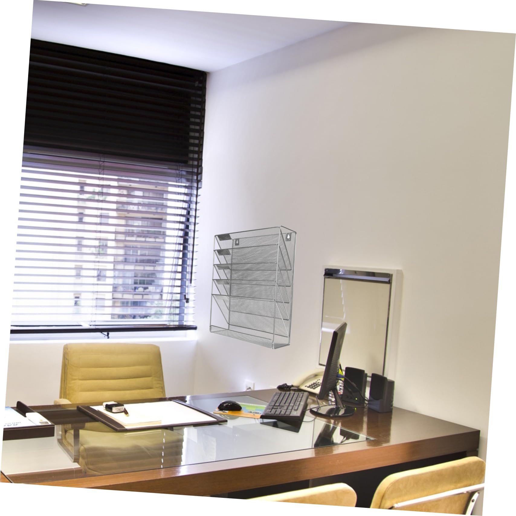 Organizer Parete Per Cartelle Sospese Portadocumenti Per Ufficio e Casa Multifunzione Per Documenti e Buste Design e Resistente Facile Riporre e Trovare