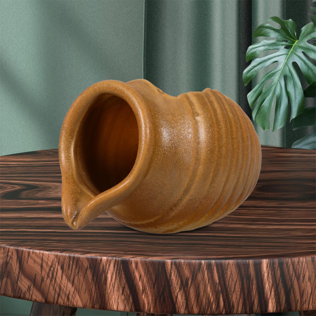 Fontana da Giardino in Ceramica Cascata Decorativa, Vaso per Circolazione Acqua, Multiuso per Acquario e Decorazione Esterna in Stile Classico
