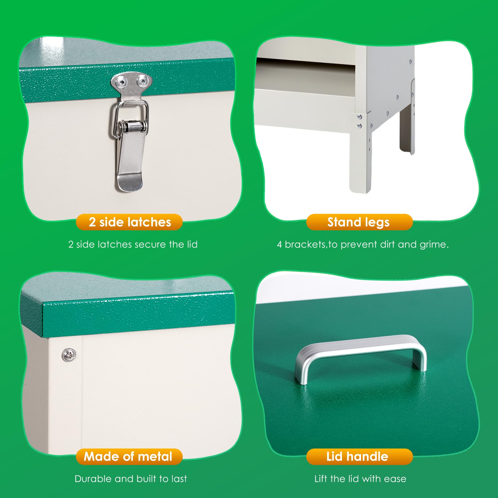 Comederos para perros grandes de 38 litros y dispensador de cuenco de agua para perros de 6 L, comedero automático 2 en 1 para perros de raza grande y dispensador de agua para perros grandes