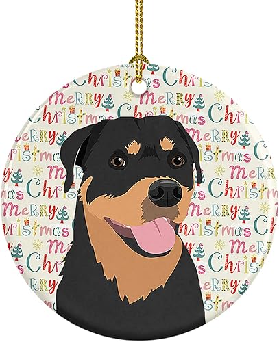 Miniatura 87 de Caroline's Treasures Adorno navideño de husky siberiano en blanco y negro #2 de cerámica para árbol de Navidad, decoración colgante para el hogar,