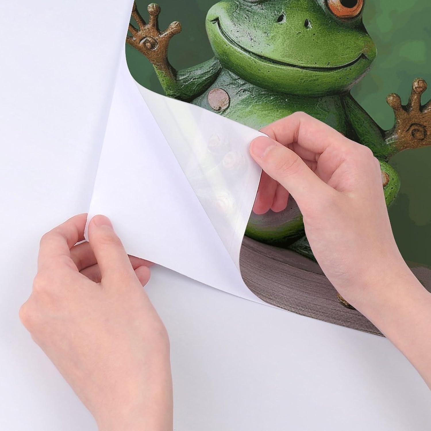 Cute Stickers Waterproof Funny Welcome Frog Stickers for Water Bottles Laptop Decor