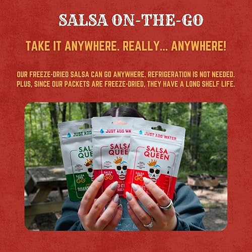 Vista 50 de Salsa Queen Salsa gourmet liofilizada Cantina Ingredientes frescos Vida útil de más de 3 años No necesita refrigeración Vegana, cetogénica