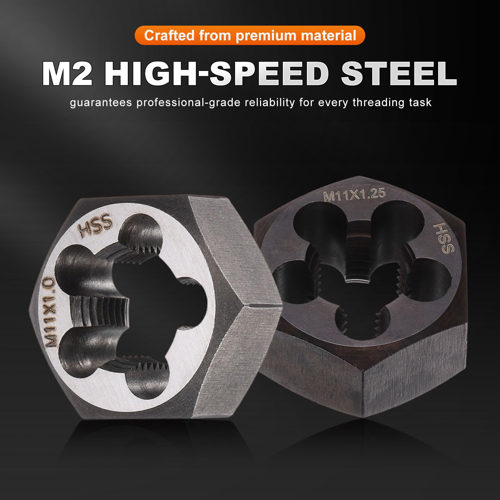 M15 Hex Die - High Speed Steel Threading Tool -3