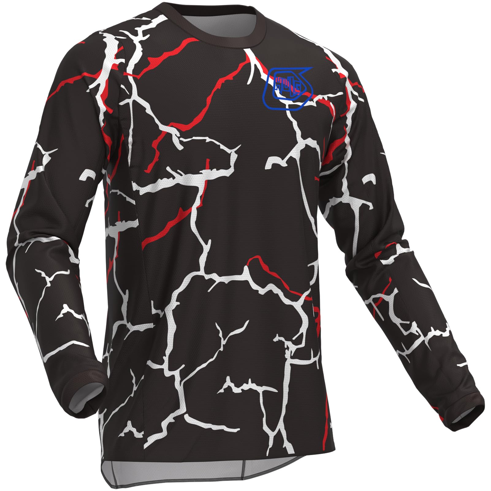 Mtb Jersey Mens,cycling Jersey Mens,cycling Tops for Men,motocross Jersey,downhill Suit，Quick-drying and Breathable, Suitable for MTB/BMX/cross-country Motorcycles and Other Sports