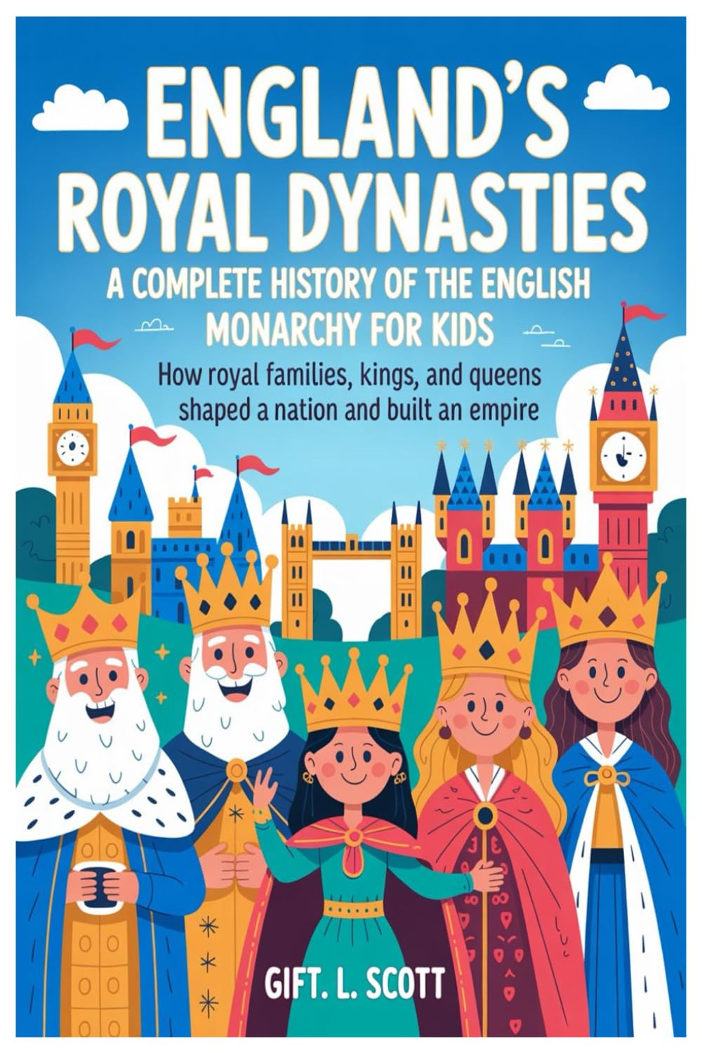 England’s Royal Dynasties: A Complete History of the English Monarchy for Kids: How Royal Families, Kings, and Queens Shaped a Nation and Built an Empire: 37 (Kids Fun, History and Educational books)