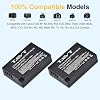 2 baterías LP-E17 de 1500mAh + cargador dual rápido LED, batería de reemplazo para Canon LP-E17, para Canon EOS R100 R10 R50 RP R8 750D 760D 8000D 77D 200D 250D 800D 850D M3 M5 M6, Rebel T8i T7i T6i T6s 3
