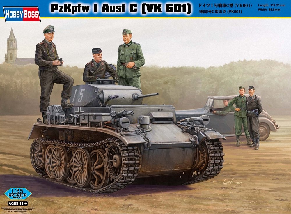 Hobbyboss1:35 Scale "Pzkpfw I Ausf C VK 601" Assembly Kit