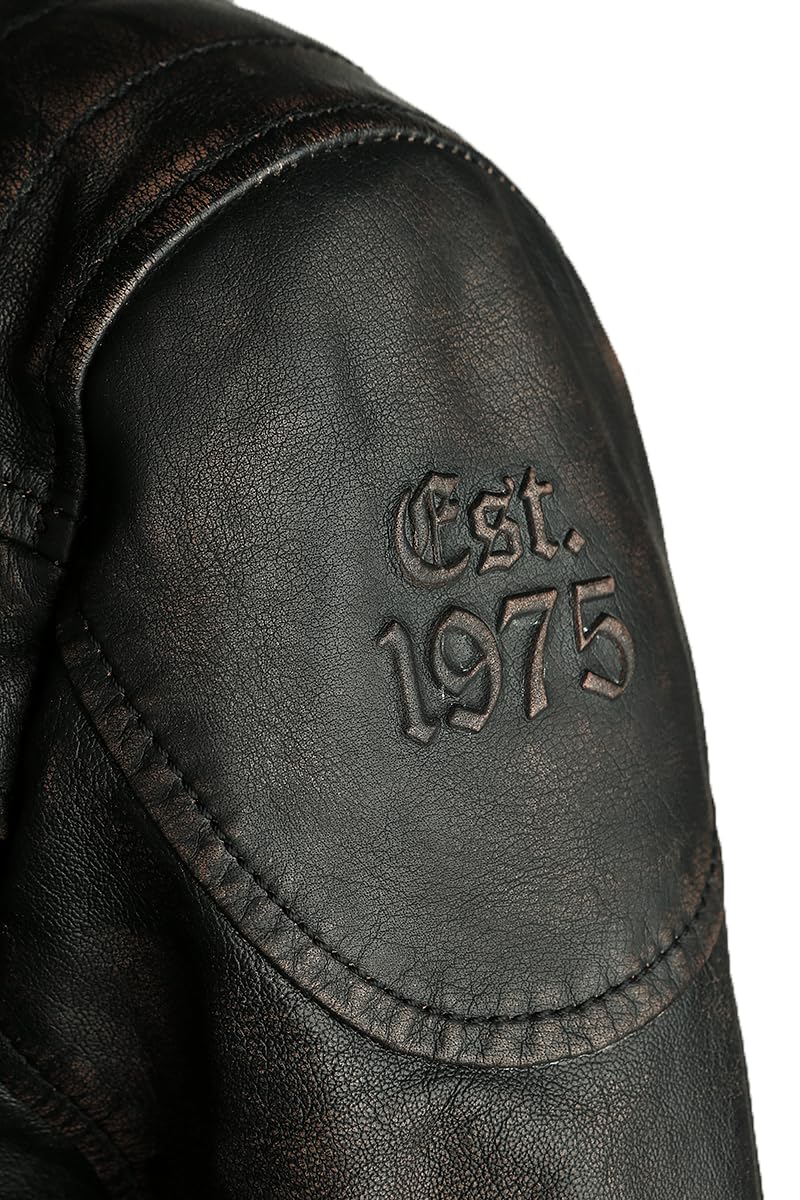 Motörhead England Männer Lederjacke schwarz M 100% Leder (Büffel) Band-Merch, Bands