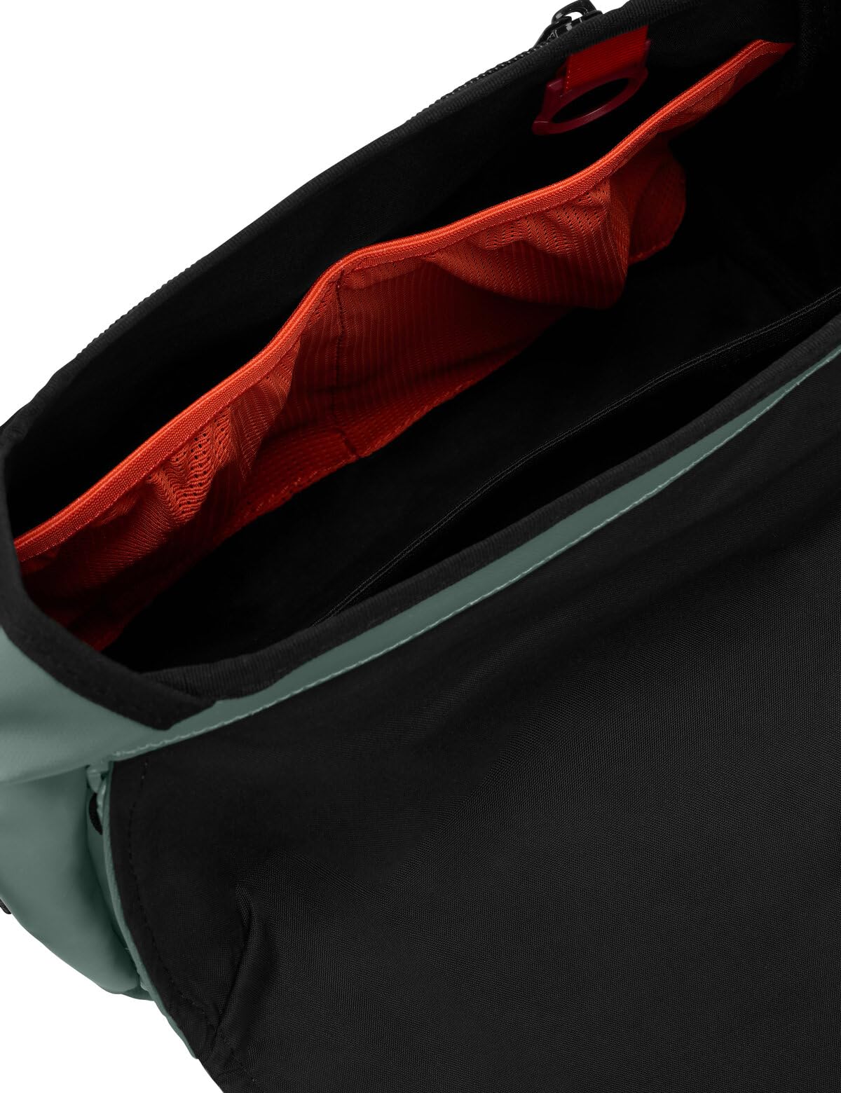 VAUDE Kleine Umhängetasche mit Trolleyhalterung & Recycled PET Material, Wasserdicht mit Reißverschluss-Fächern & Schlüsselhalter - für deinen Urlaub