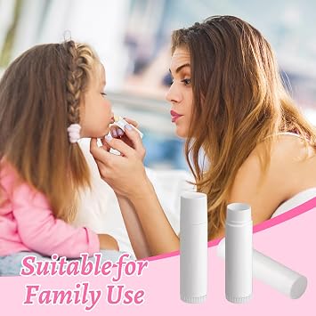 25Pack Lip Gloss Tubes,Empty Lip Balm Containers,White, 5ml