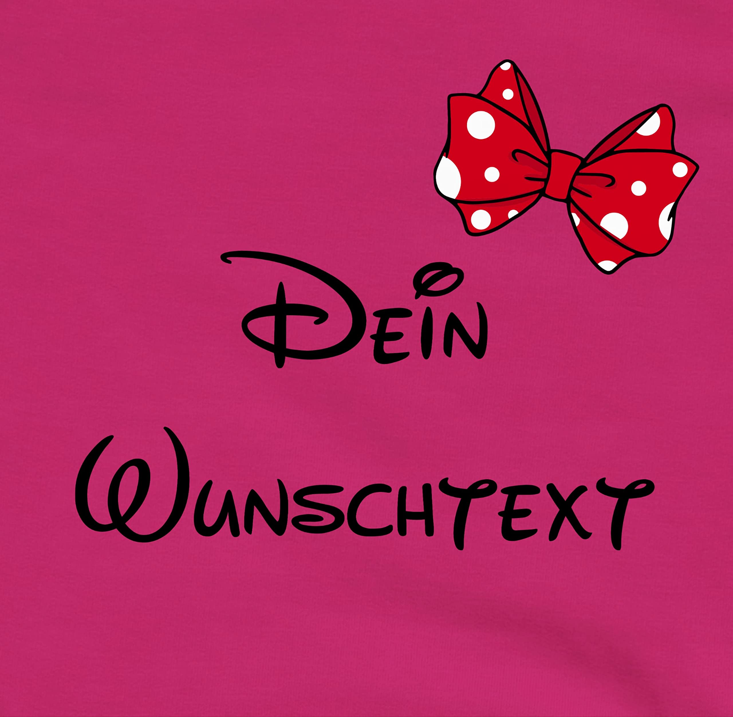 Geschenk mit Namen personalisiert by Shirtracer - Pullover Damen Hoodie Frauen - Aufdruck selbst gestalten - Wunschtext mit Schleife I