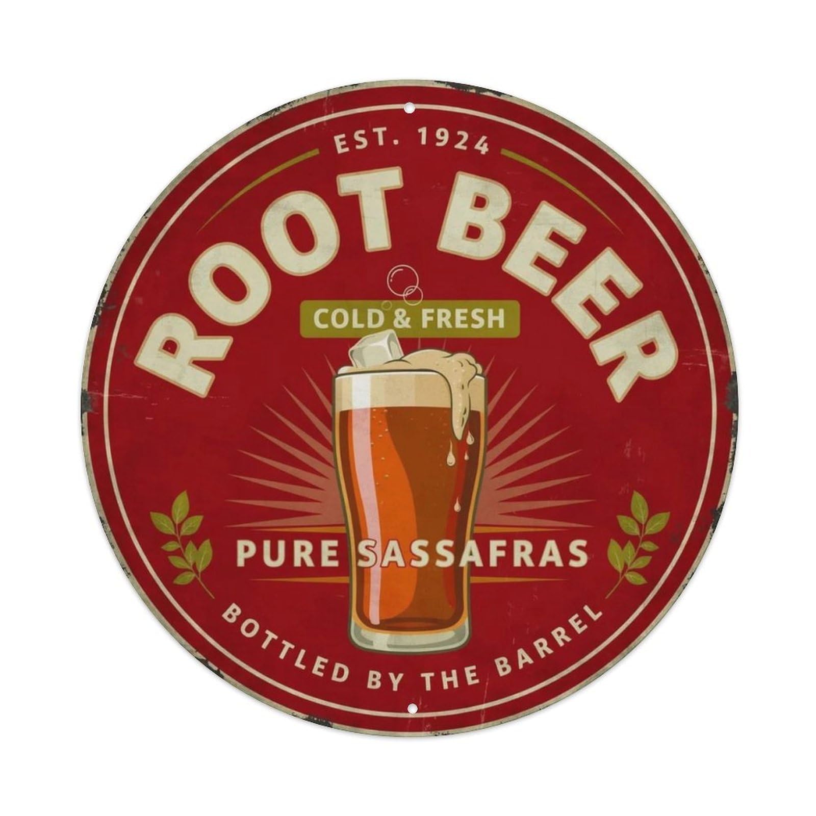 Root Beer Retro Soda Metal Tin Sign Plaque