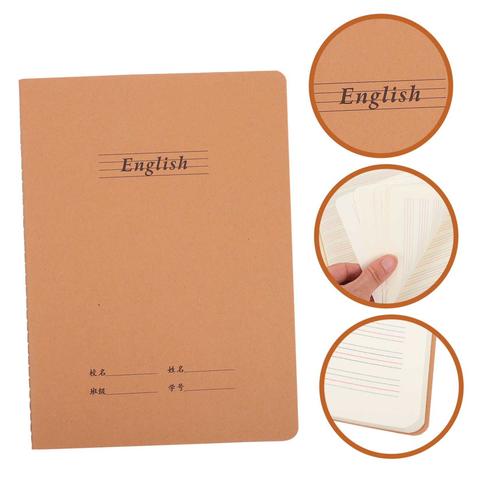 STOBOK Lot de 10 Cahiers D’écriture Manuscrite en Papier, Légers et Portables, pour Élèves et Étudiants, Pratique la Maison L’école