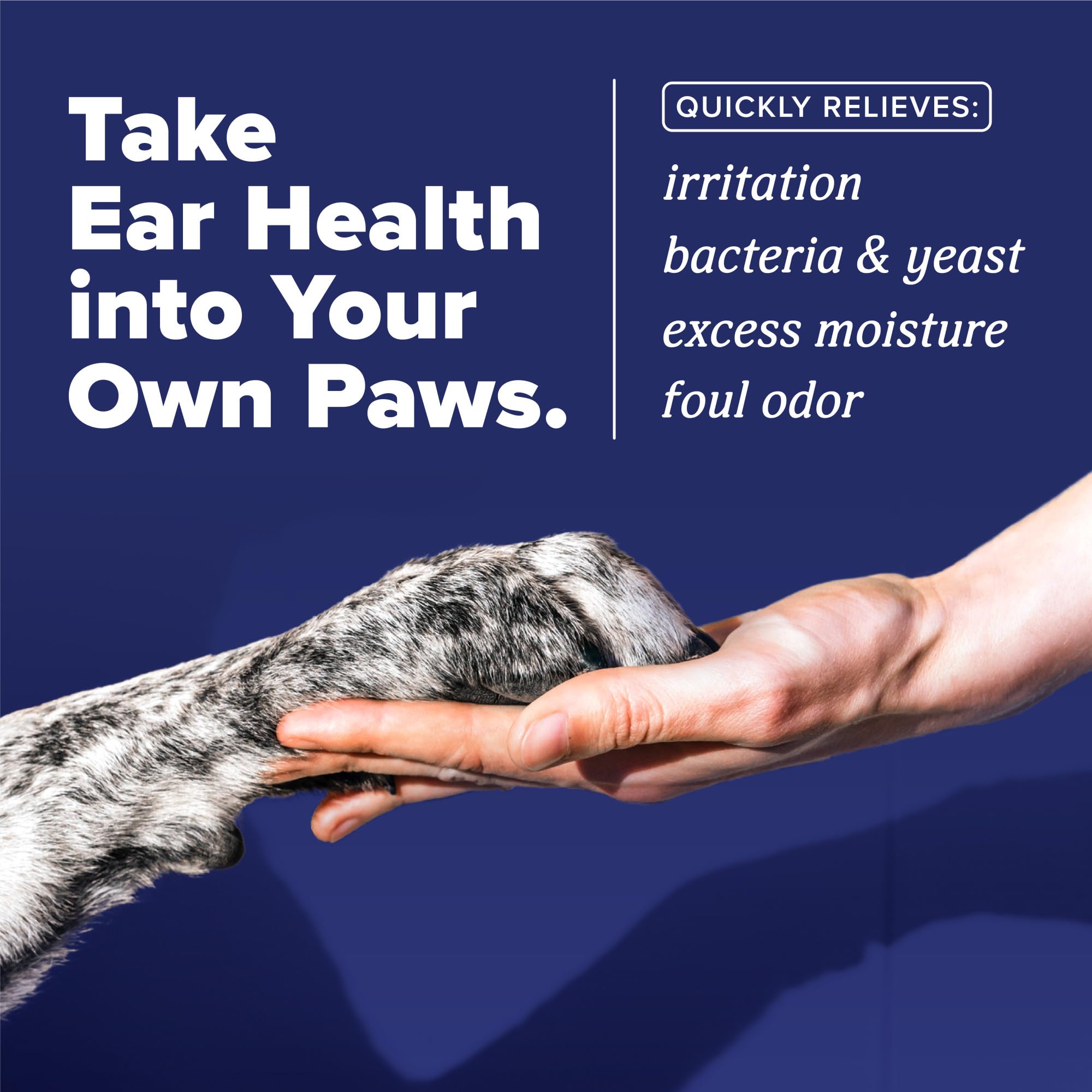 TropiClean HomeVet Medicated Dog Ear Drops, Vet Recommended Daily Dog Ear Cleaner, Fungal & Yeast Treatment, USA Made, 2 oz - image 3