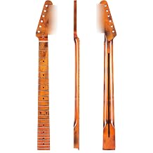 Electric Guitar Neck, 22-Fret Canadian Maple Neck Replacement for Tele TL Models, Standard Scale