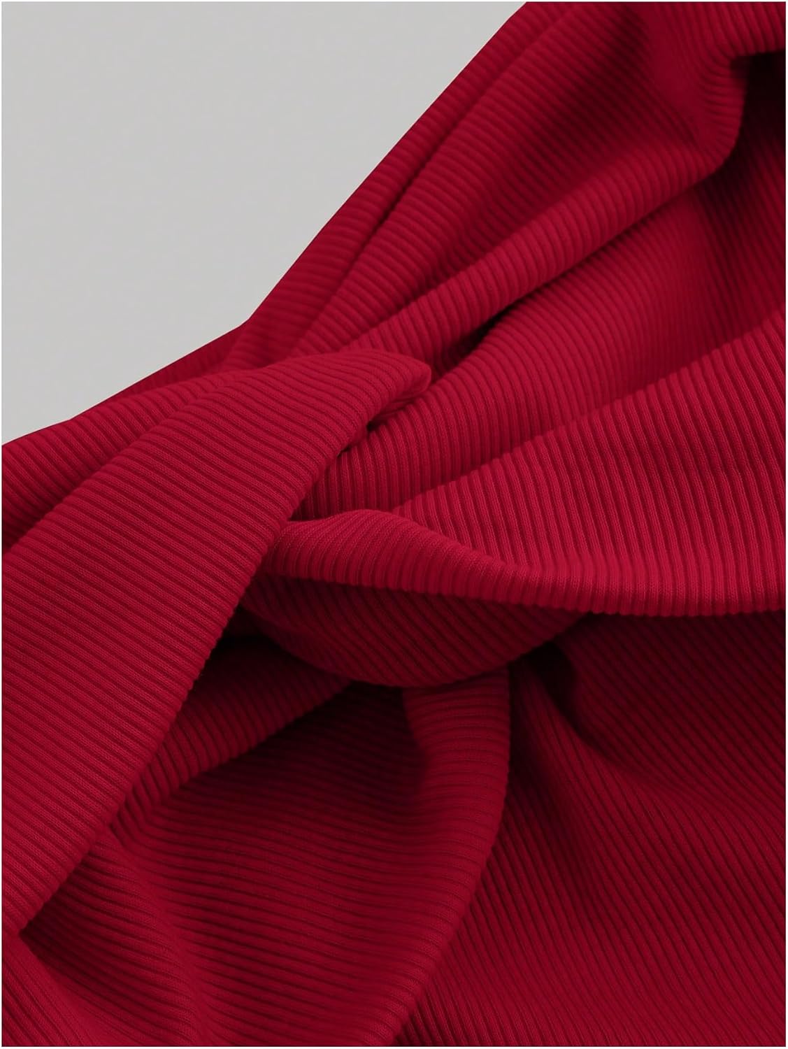 MakeMeChic Women's Off The Shoulder Tops Twist Front Going Out Tops Y2k Asymmetrical Crop Tops - Image 3