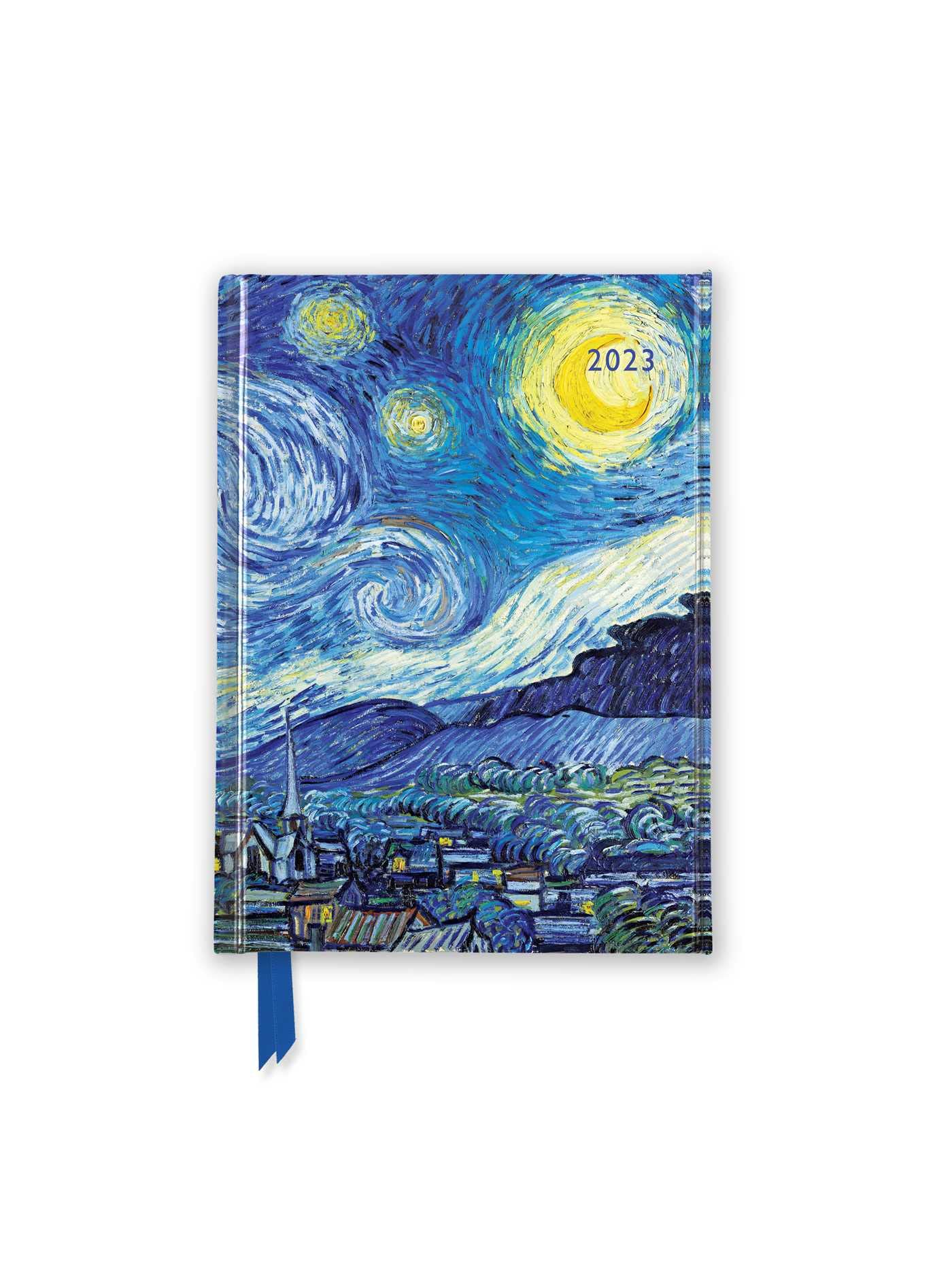 Vincent van Gogh – Sternennacht – Taschenkalender 2023: Original Flame Tree Publishing-Pocket Diary [Taschenkalender]