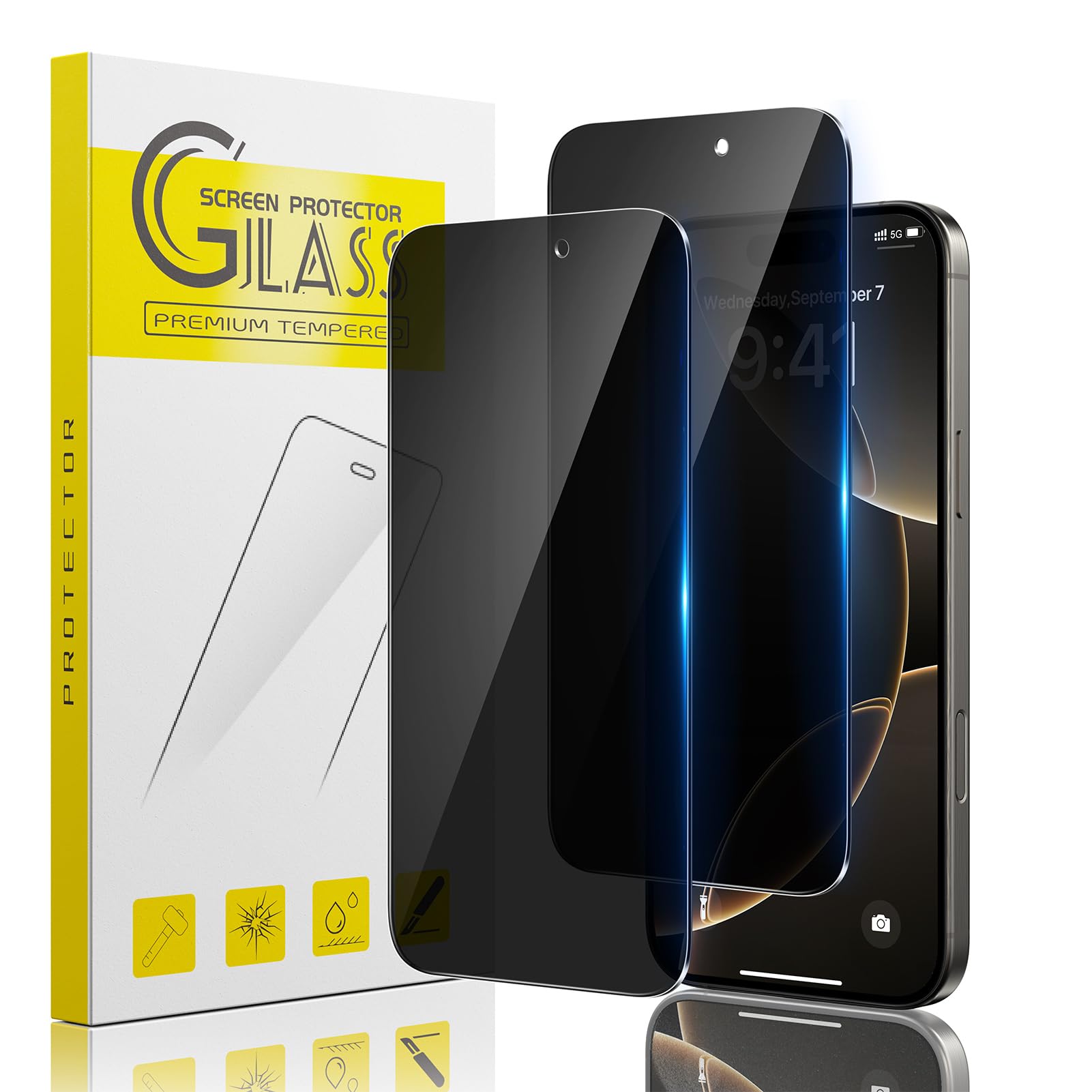 100% Originale Gorilla Proteggischermo IN Vetro Temperato Per - Foto 3