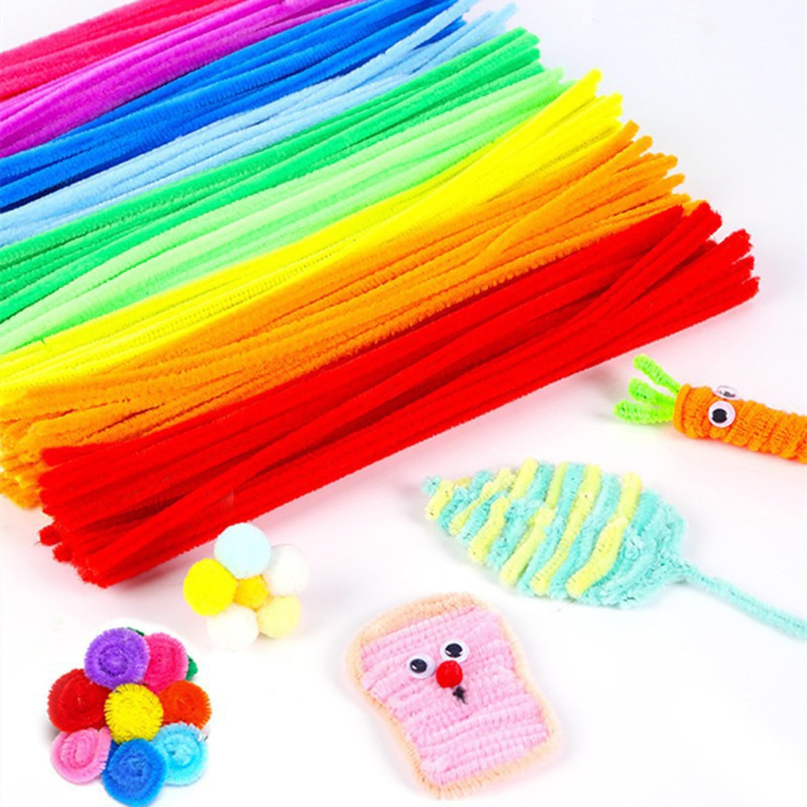 ZEPIQOR 200 Pezzi pipe cleaner, scovolini pipa, Scovolini Colorati per Lavoretti, Pipe Cleaner, Filo di Ciniglia, Barra Twist Color Macaron per Lavoretti Decorativi, Fai Da Te Creativo, 30 cm x 6 mm