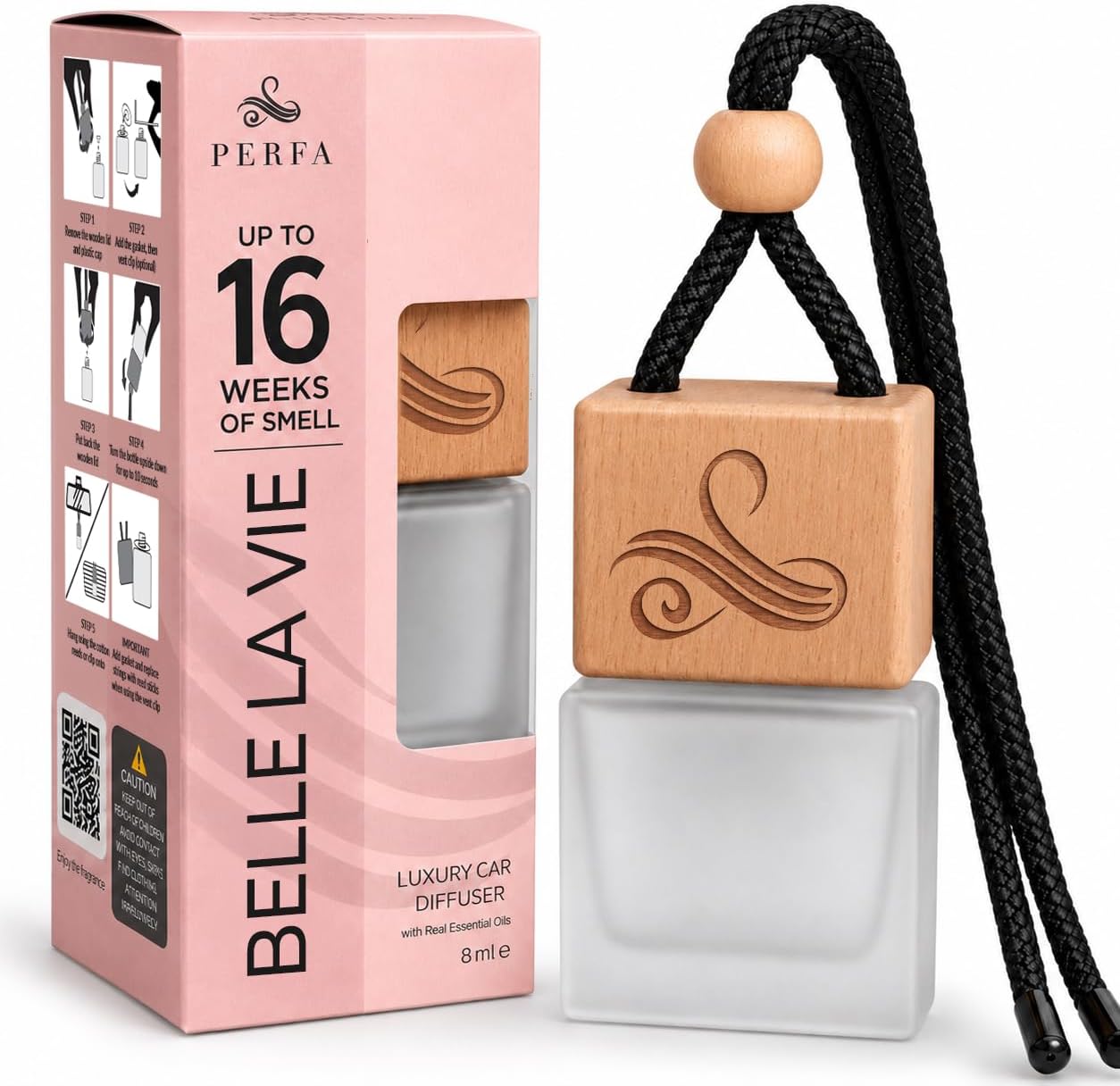 Car Air Freshener - Lua V.ezt Bell Inspired Perfume Diffuser by Perfa