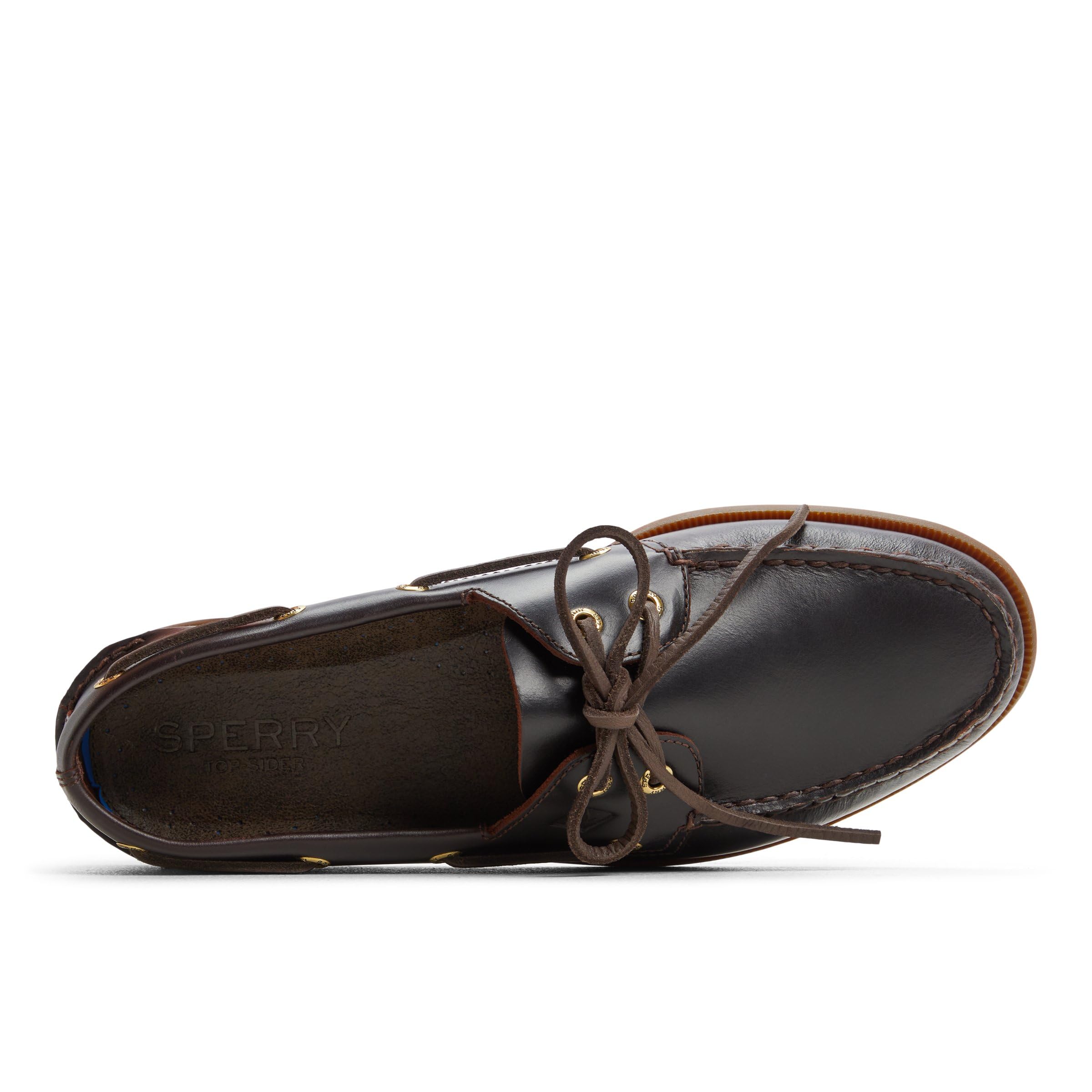 Sperry Authentic Original 2-Eye, Mocassino Uomo, Amaretto, 44 EU