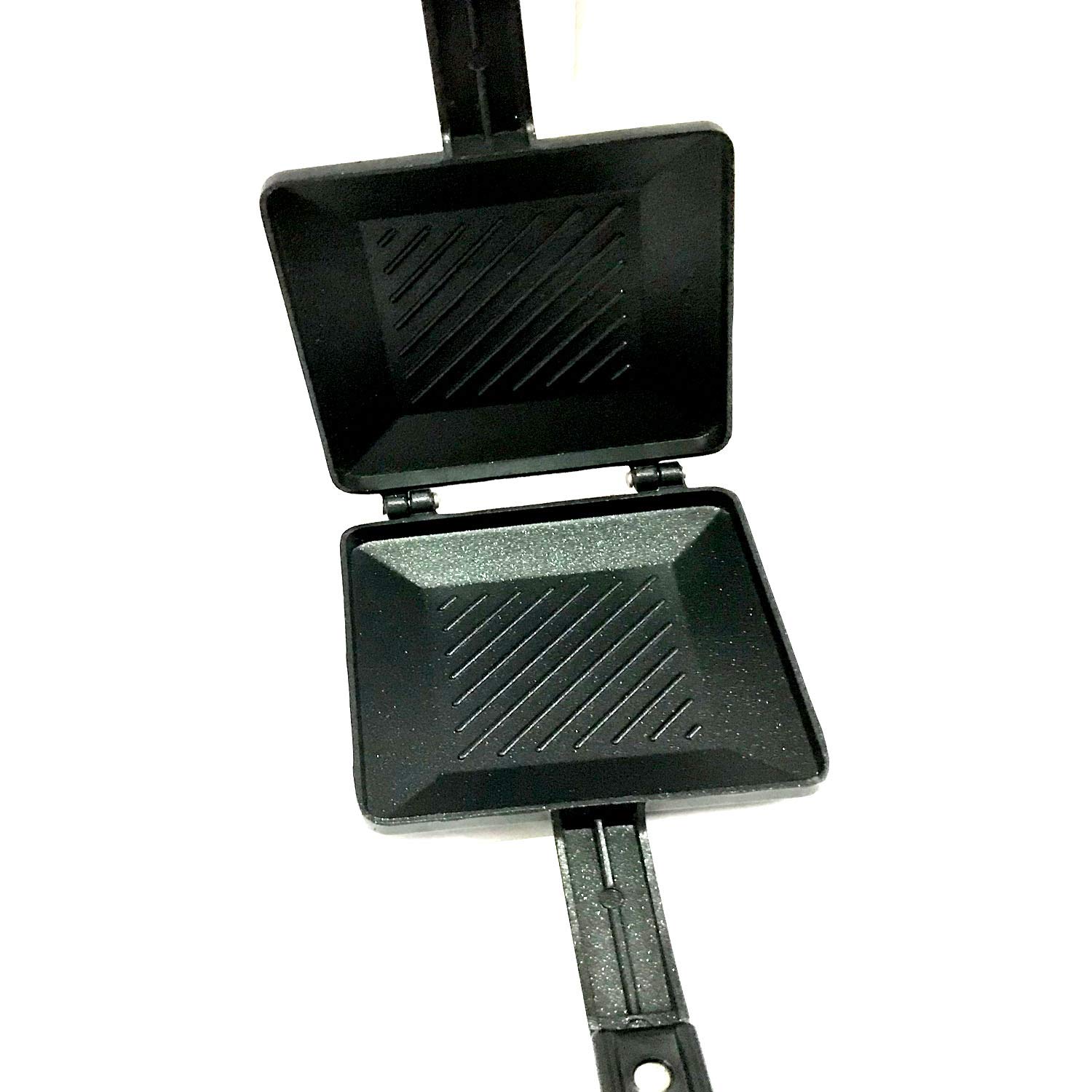 YADNESH Sandwich Maker Stove Top Toaster Grill Hand Toaster Sandwich Pan Sandwich Panini Press Double Sided rill