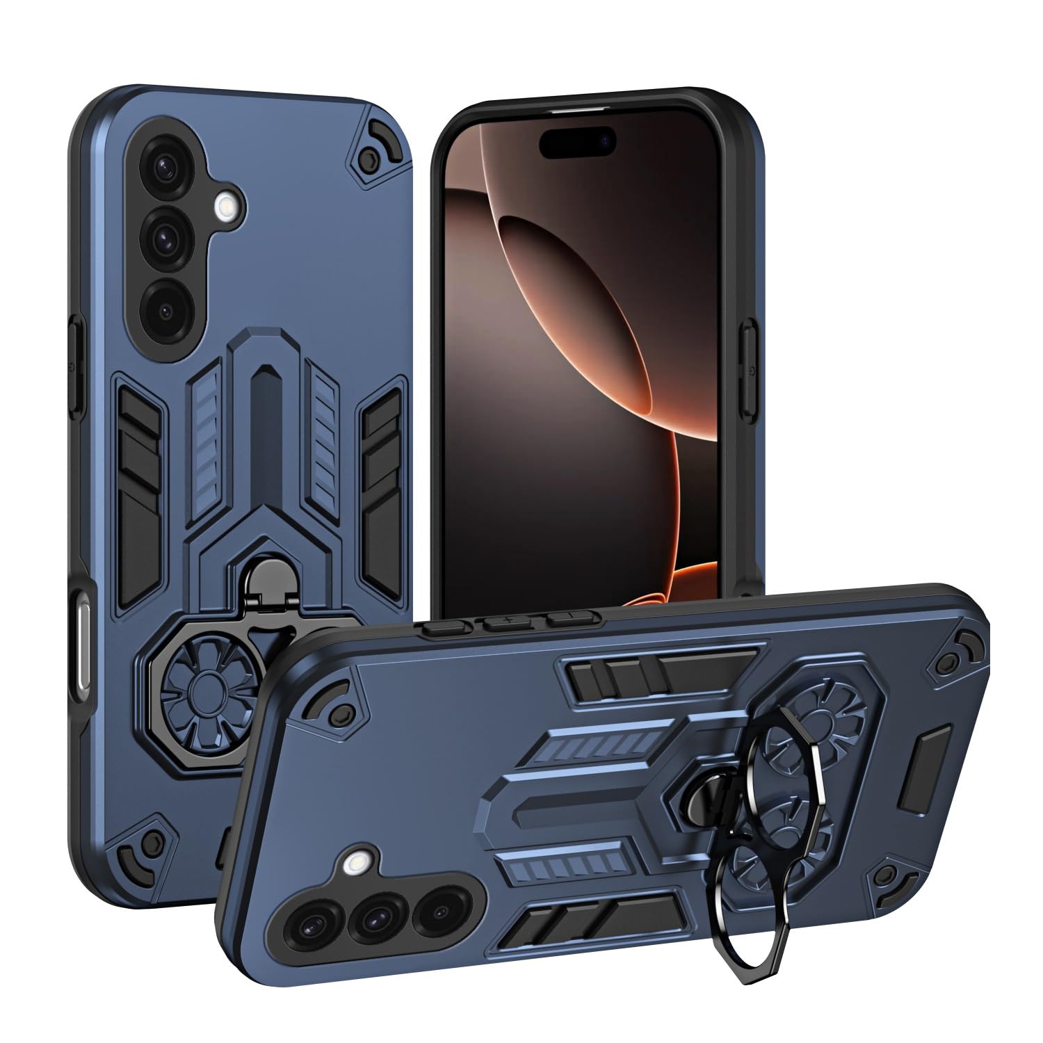 Coque résistante aux chocs Samsung Galaxy A36 polycarbonate mat texturé - 8