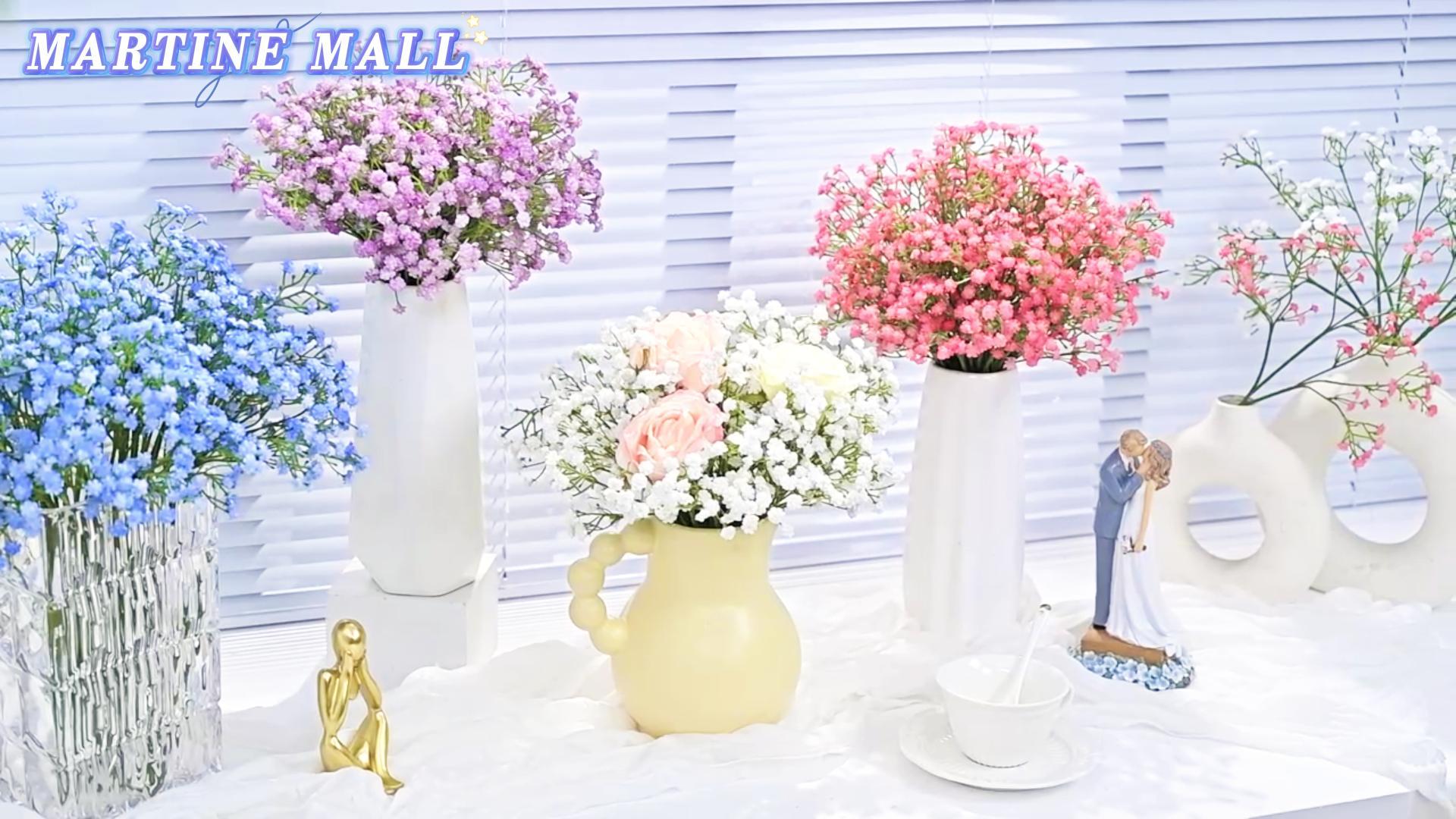 Amazon.com: MARTINE MALL Babys Breath Artificial Flowers, 10 PCS