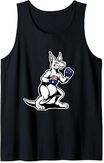 Australian Kangaroo Boxing Gloves Aussie Sporting Champion Tank Top