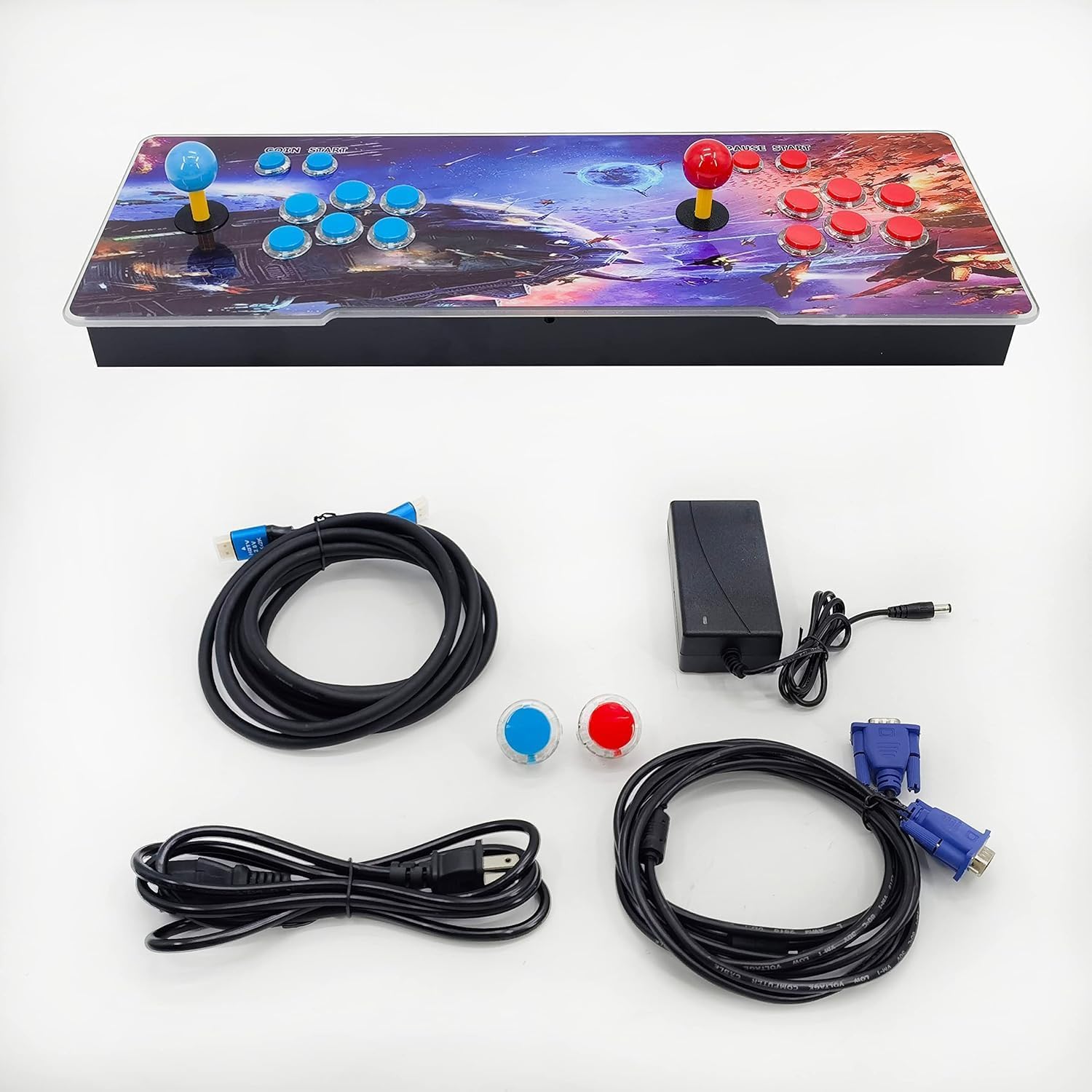 36700 Giochi in 1 Funzione di download 3D Pandora's Box, 3D Arcade Game Console Supporto Download Aggiungi gioco extra, Gioco 3D, 1280x720 Full HD, Ricerca/Salva/Pausa , 4 giocatori online