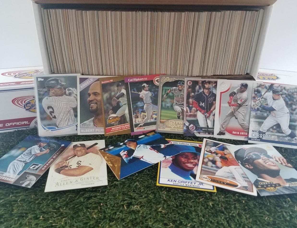 600 card Jumbo lot of Baseball cards Starter kit with Guaranteed Superstars -1970's to present. Comes in Custom Souvenir Box- Great gift for the 1st time collectors! THANK YOU OVER 9,000 SOLD by 3bros