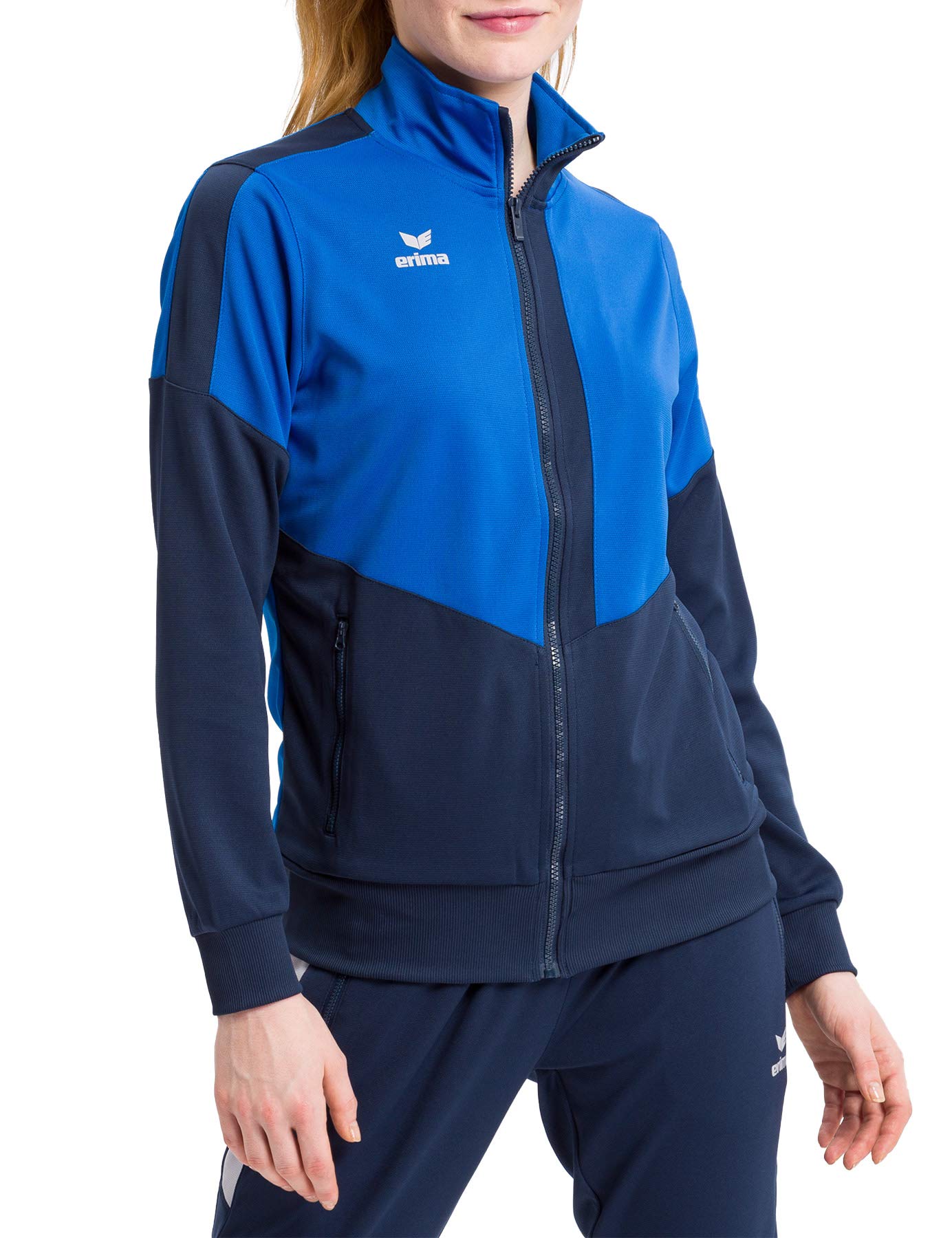 Erima Squad Trainings Jacket - New Royal/New Navy, 42
