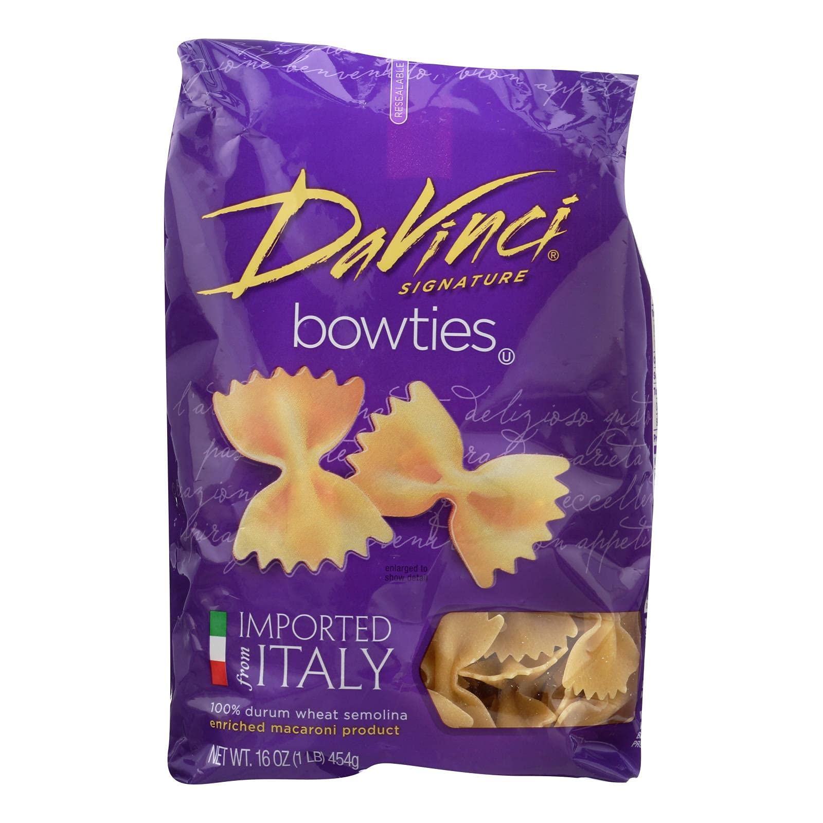DaVinci Bowties Pasta, 16-Ounces (Pack of 12)