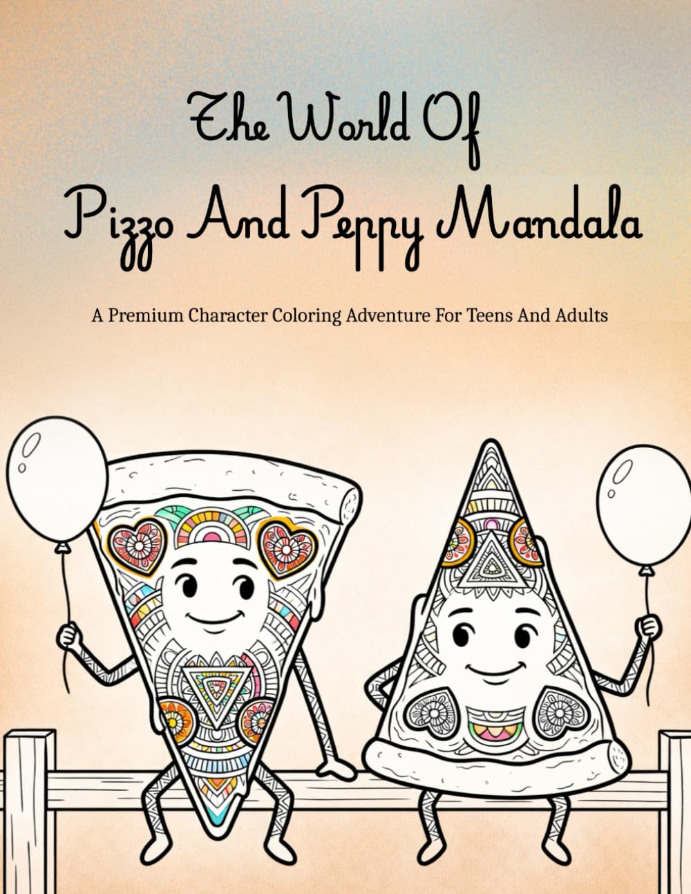 The World Of Pizzo And Peppy Mandala: A Relaxing Character Coloring Book For Teens And Adults Featuring Detailed Mandala Art, Fun Pizza Slice Characters, And Creative Stress Relief Designs