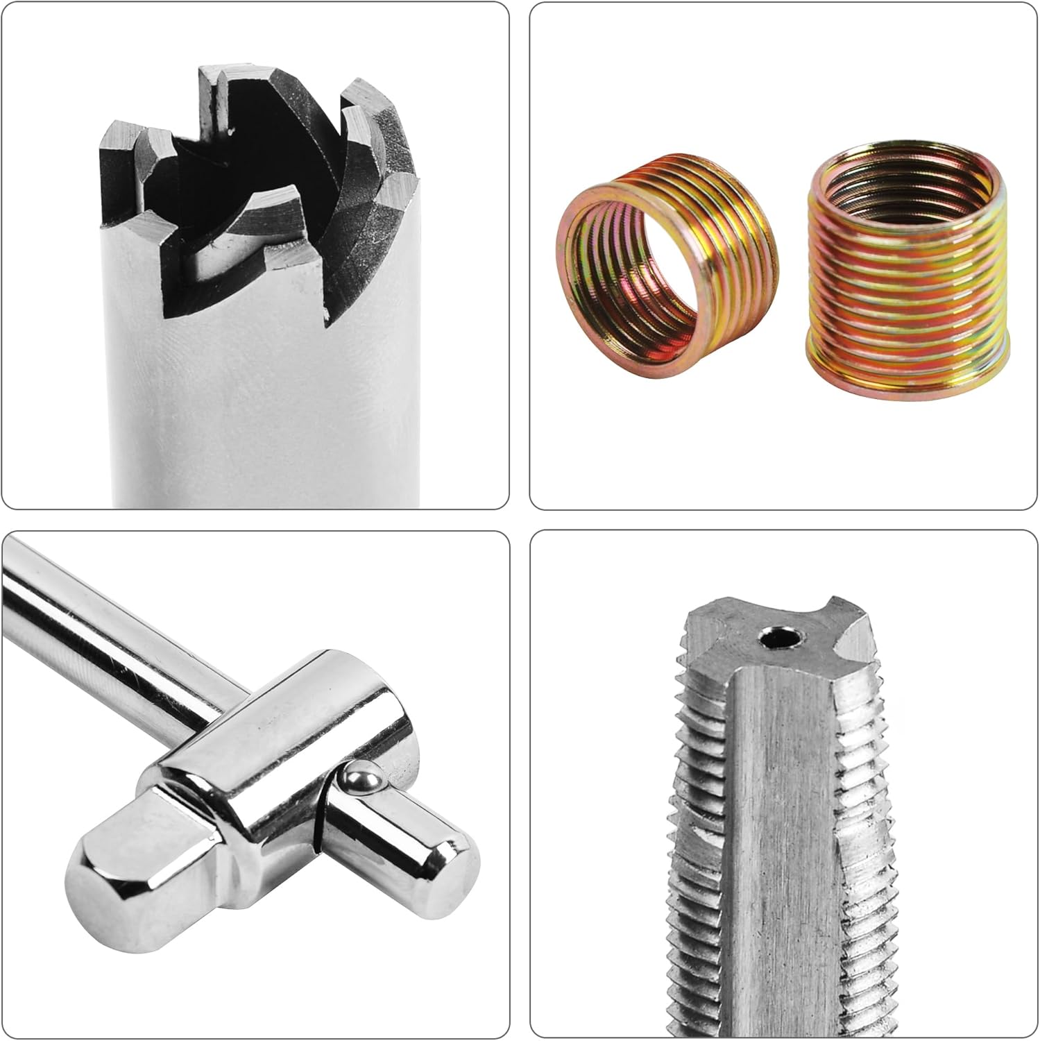 Spark Plug Thread Repair Kit, Rethreading Tool Kit, M14x1.25