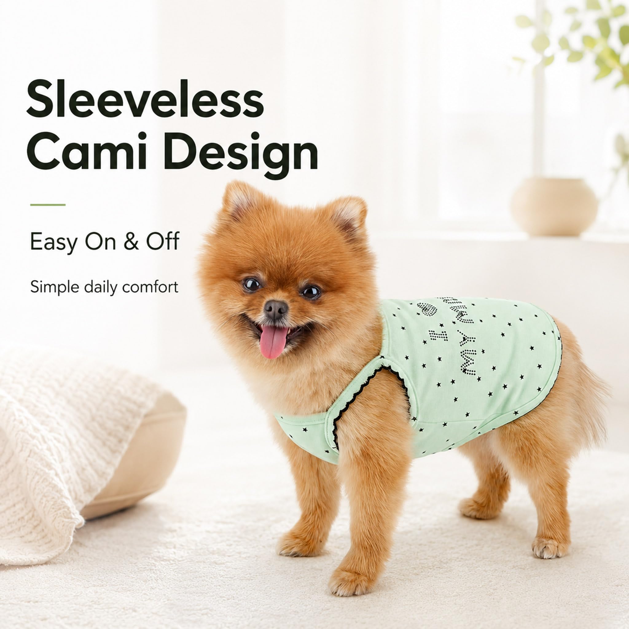 Amazon | SMALLLEE_LUCKY_STORE 犬 服 春夏 I Love My Mom タンク